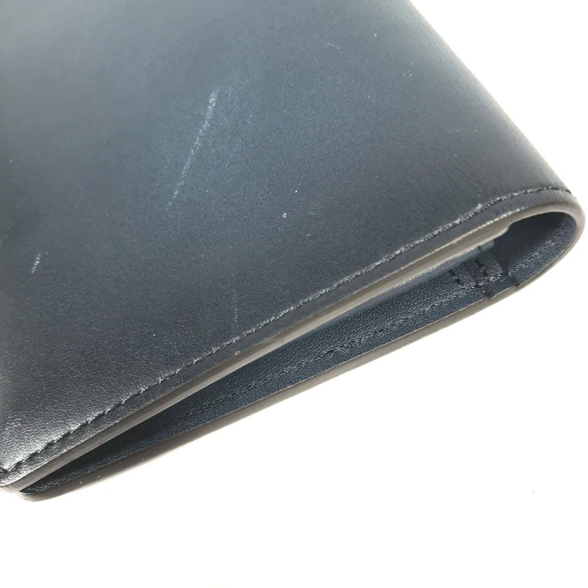 Louis Vuitton Louis Vuitton M41899 Cuir-ombre Long wallet Bifold Long Wallet Navy Size ONE SIZE - 5 Thumbnail