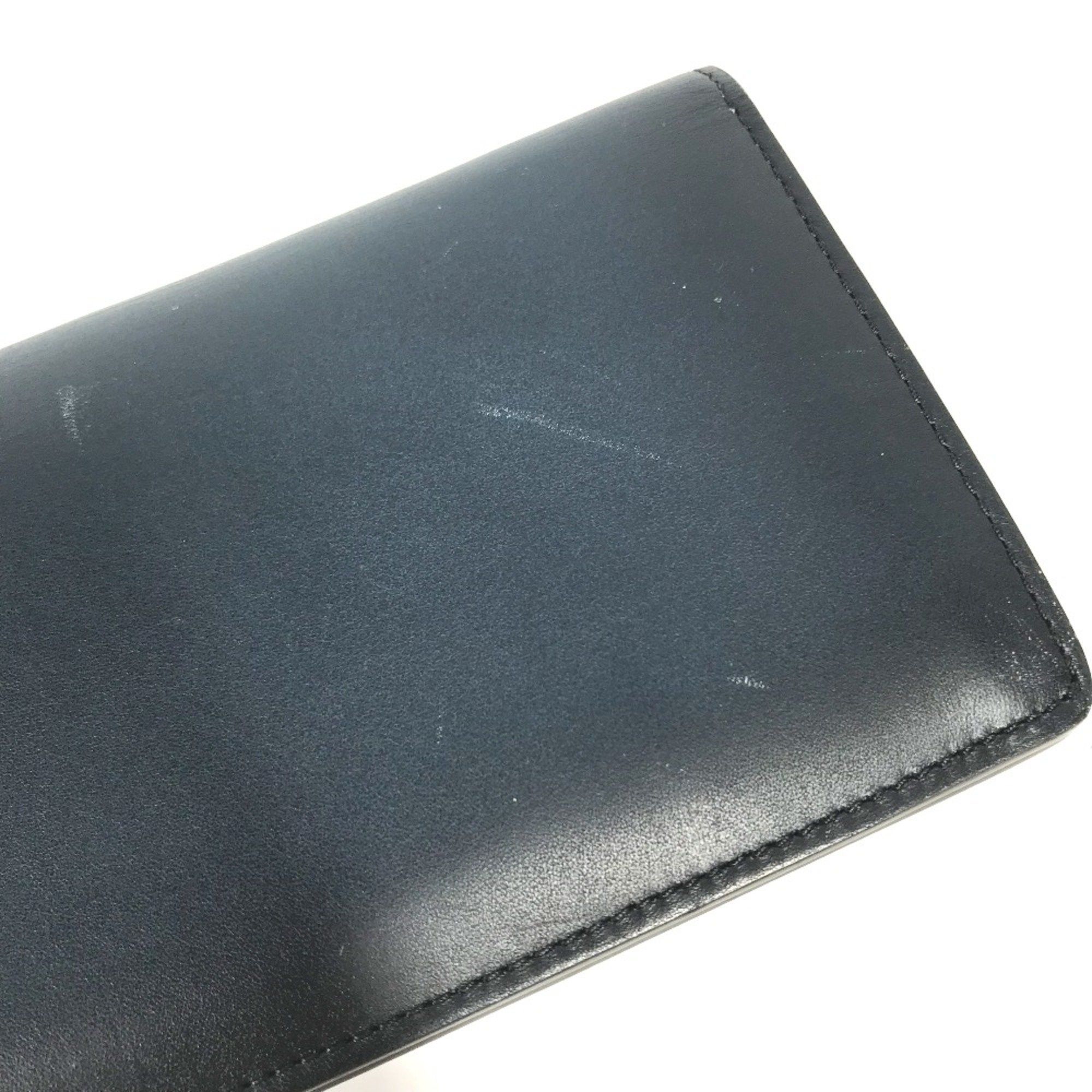 Louis Vuitton Louis Vuitton M41899 Cuir-ombre Long wallet Bifold Long Wallet Navy Size ONE SIZE - 4 Thumbnail