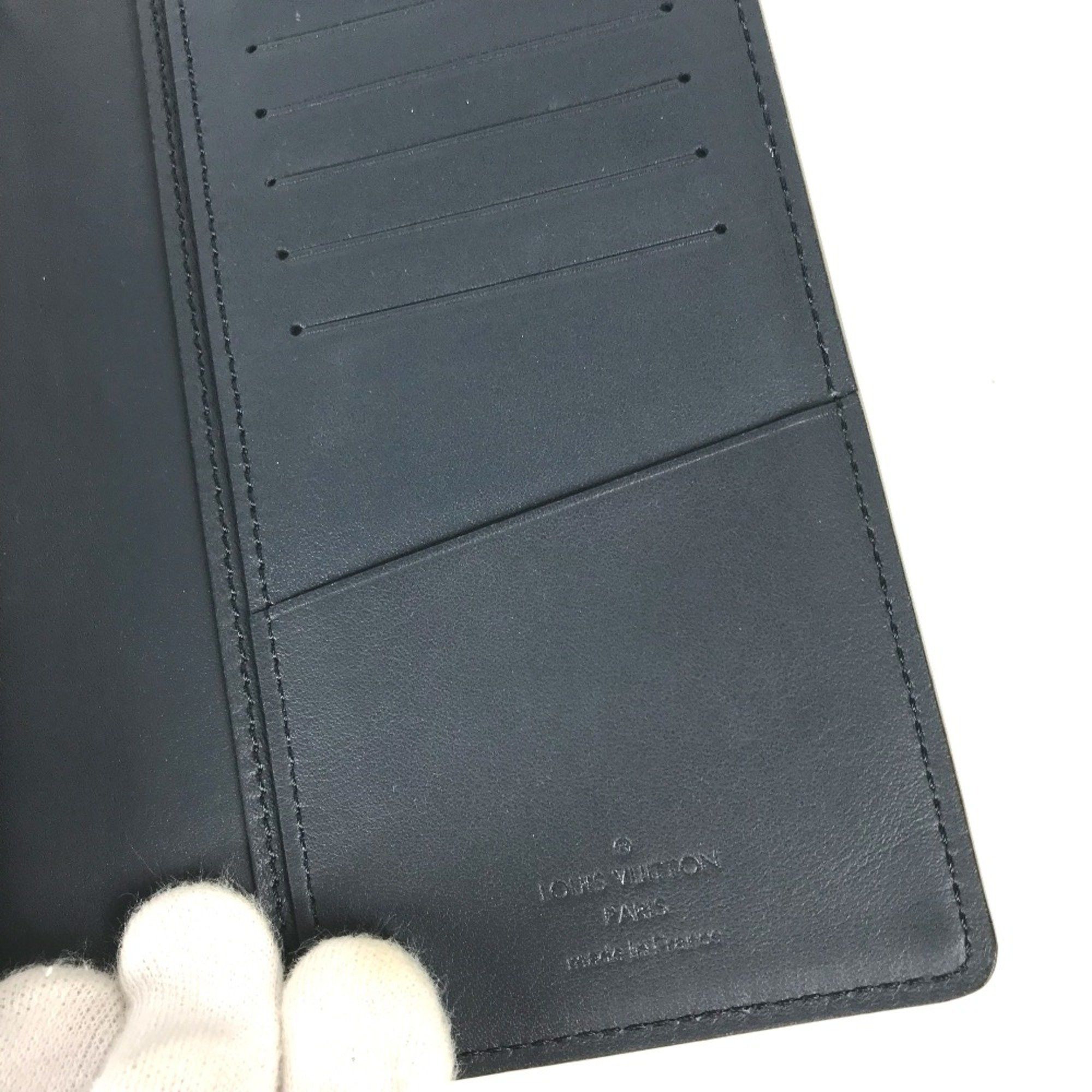 Louis Vuitton Louis Vuitton M41899 Cuir-ombre Long wallet Bifold Long Wallet Navy Size ONE SIZE - 11 Thumbnail