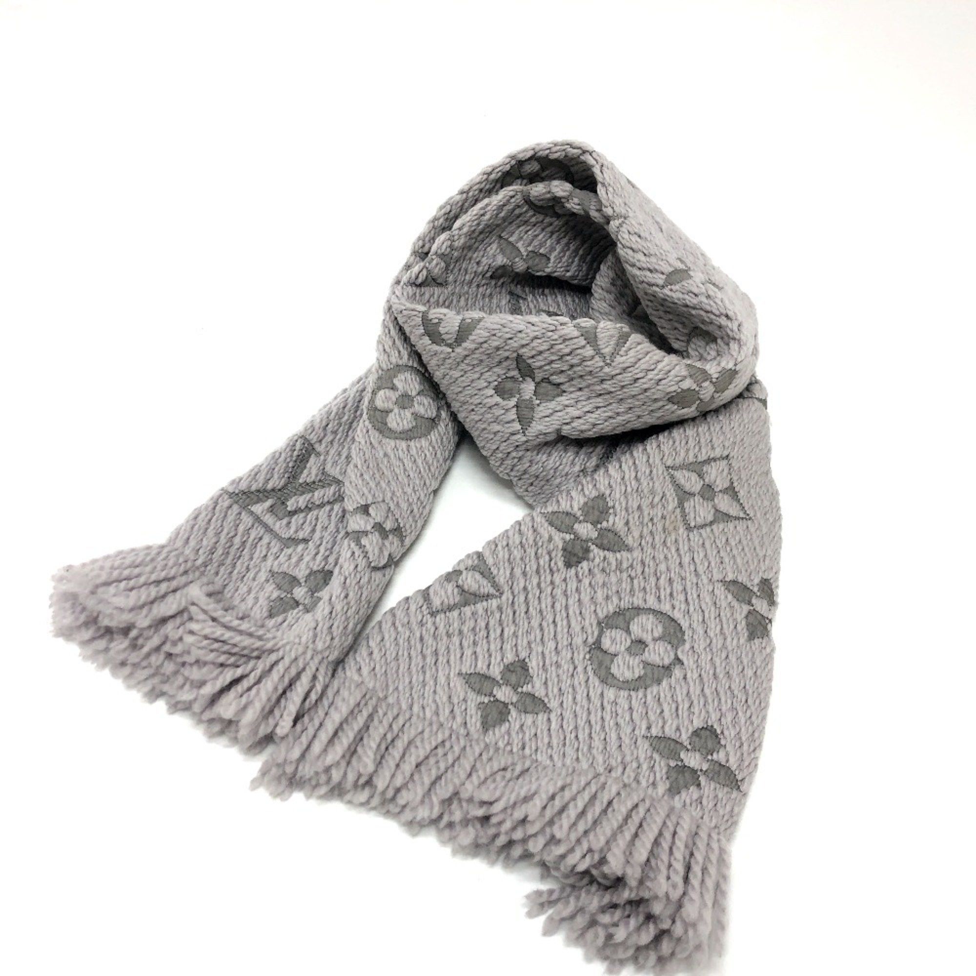Scarf M74742 Louis Vuitton Louis Vuitton M74742 Stole/Shawl Scarf Gray