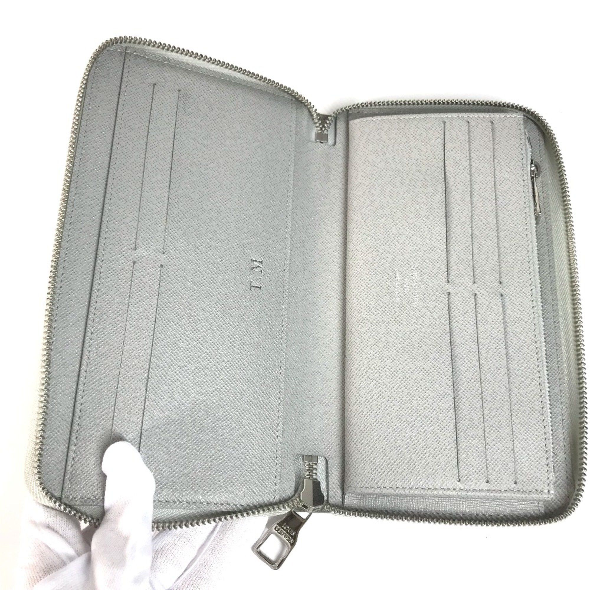 Louis Vuitton Louis Vuitton M67824 Monogram Logo Story Zip Around Long Wallet White Size ONE SIZE - 9 Thumbnail