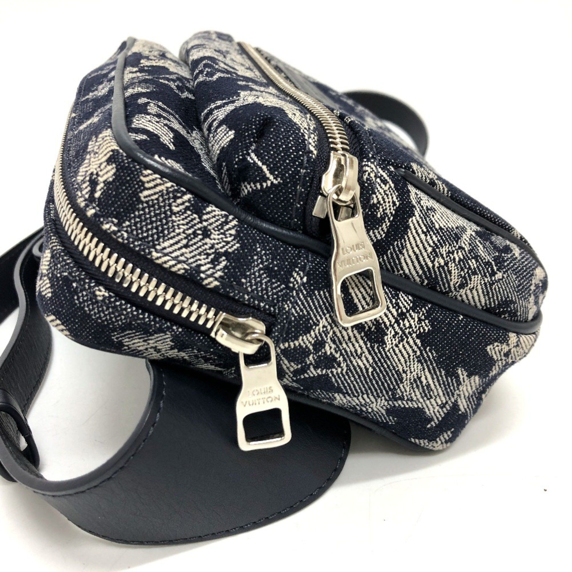 Louis Vuitton Louis Vuitton M57281 Monogram tapestry One Shoulder Bag body bag Navy SilverHardware Size ONE SIZE - 6 Thumbnail