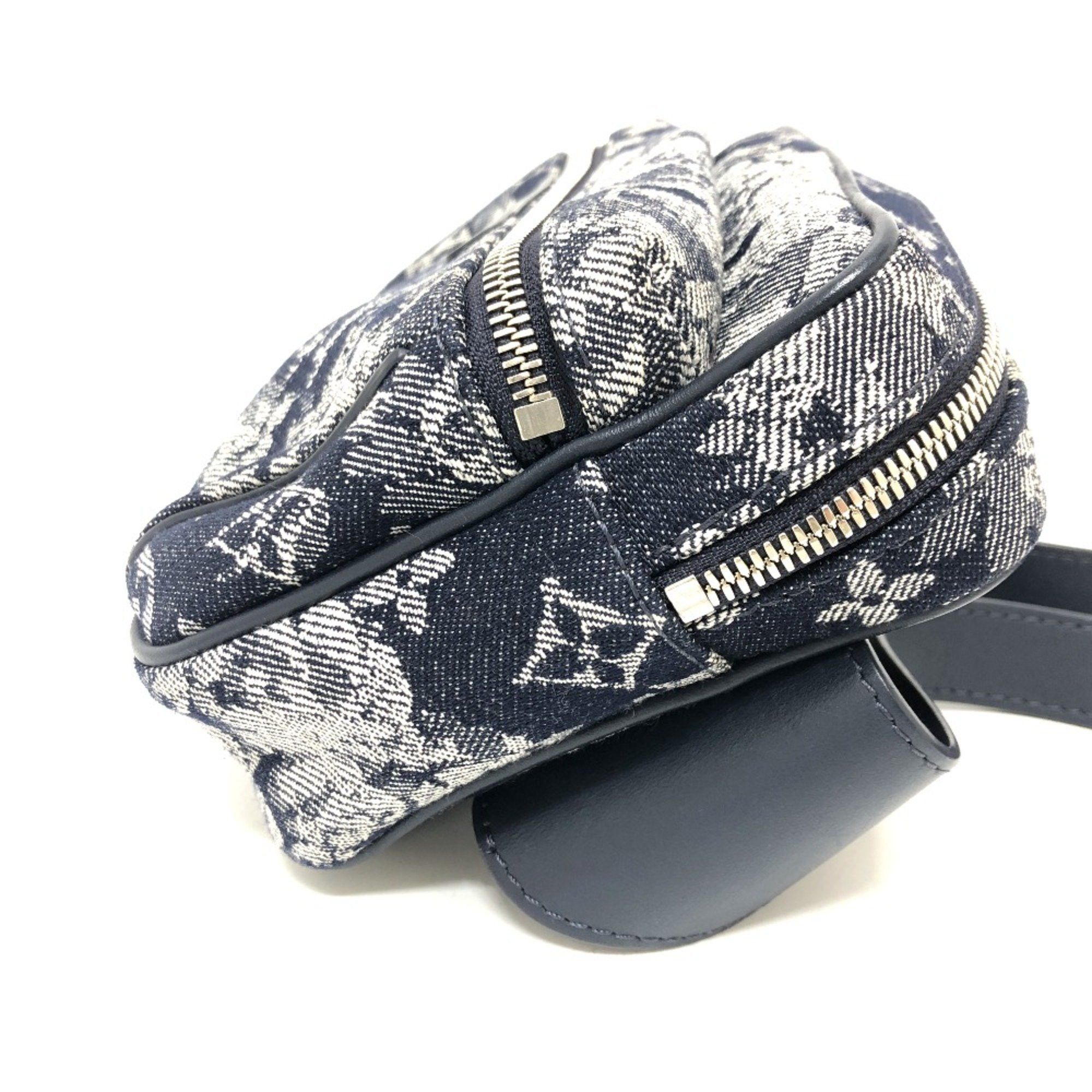 Louis Vuitton Louis Vuitton M57281 Monogram tapestry One Shoulder Bag body bag Navy SilverHardware Size ONE SIZE - 5 Thumbnail