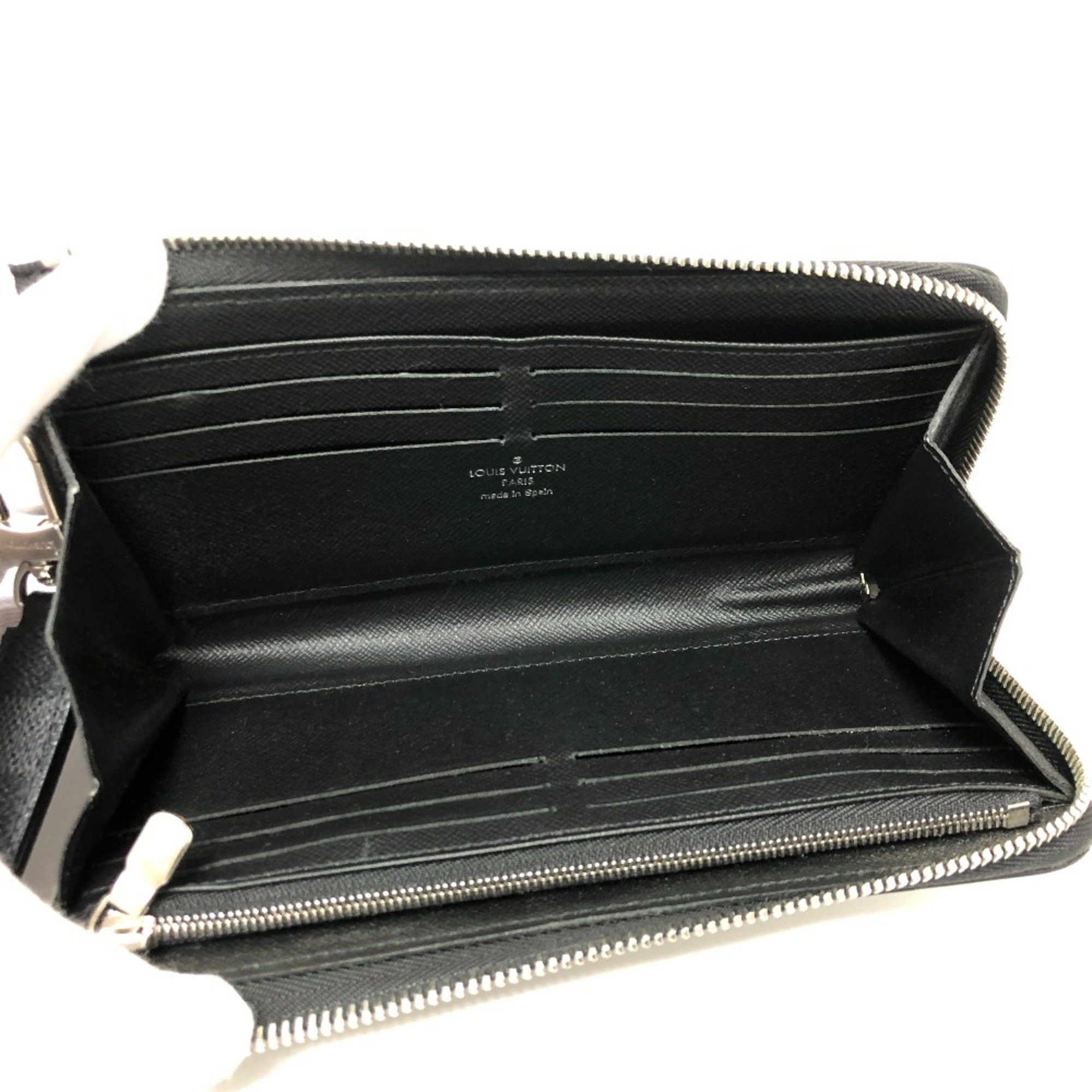 Louis Vuitton Louis Vuitton N60379 Damier Graphite L-shaped long wallet with strap Long Wallet Black SilverHardware Size ONE SIZE - 8 Thumbnail