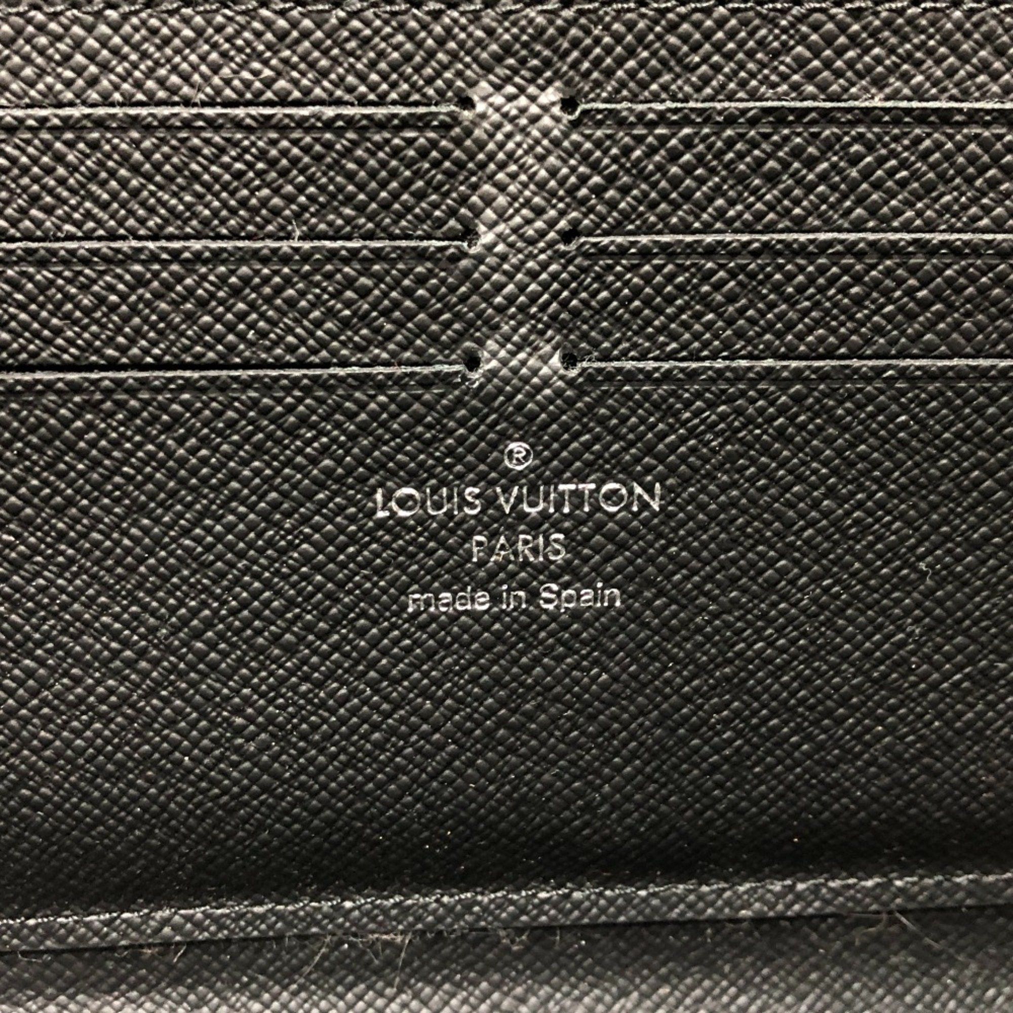 Louis Vuitton Louis Vuitton N60379 Damier Graphite L-shaped long wallet with strap Long Wallet Black SilverHardware Size ONE SIZE - 10 Thumbnail