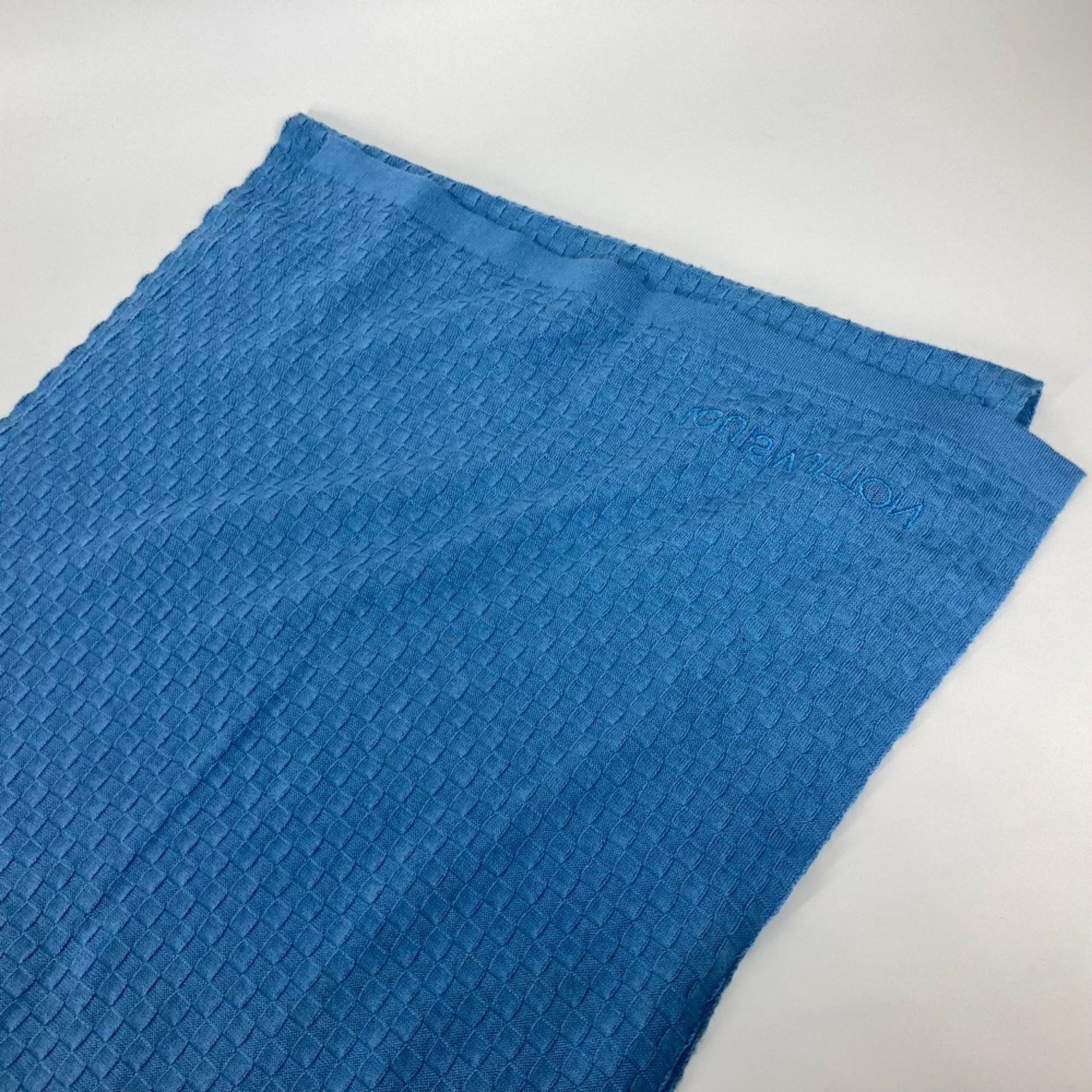 Louis Vuitton Louis Vuitton M75595 Micro Damier Scarf blue Size ONE SIZE - 12 Thumbnail