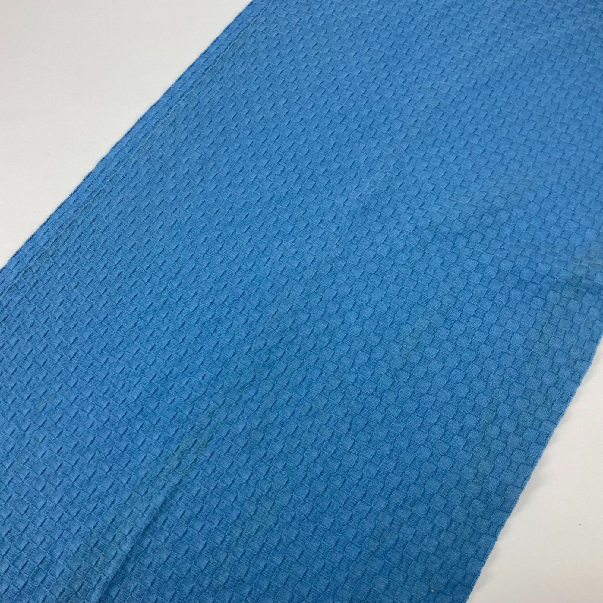Louis Vuitton Louis Vuitton M75595 Micro Damier Scarf blue Size ONE SIZE - 7 Thumbnail