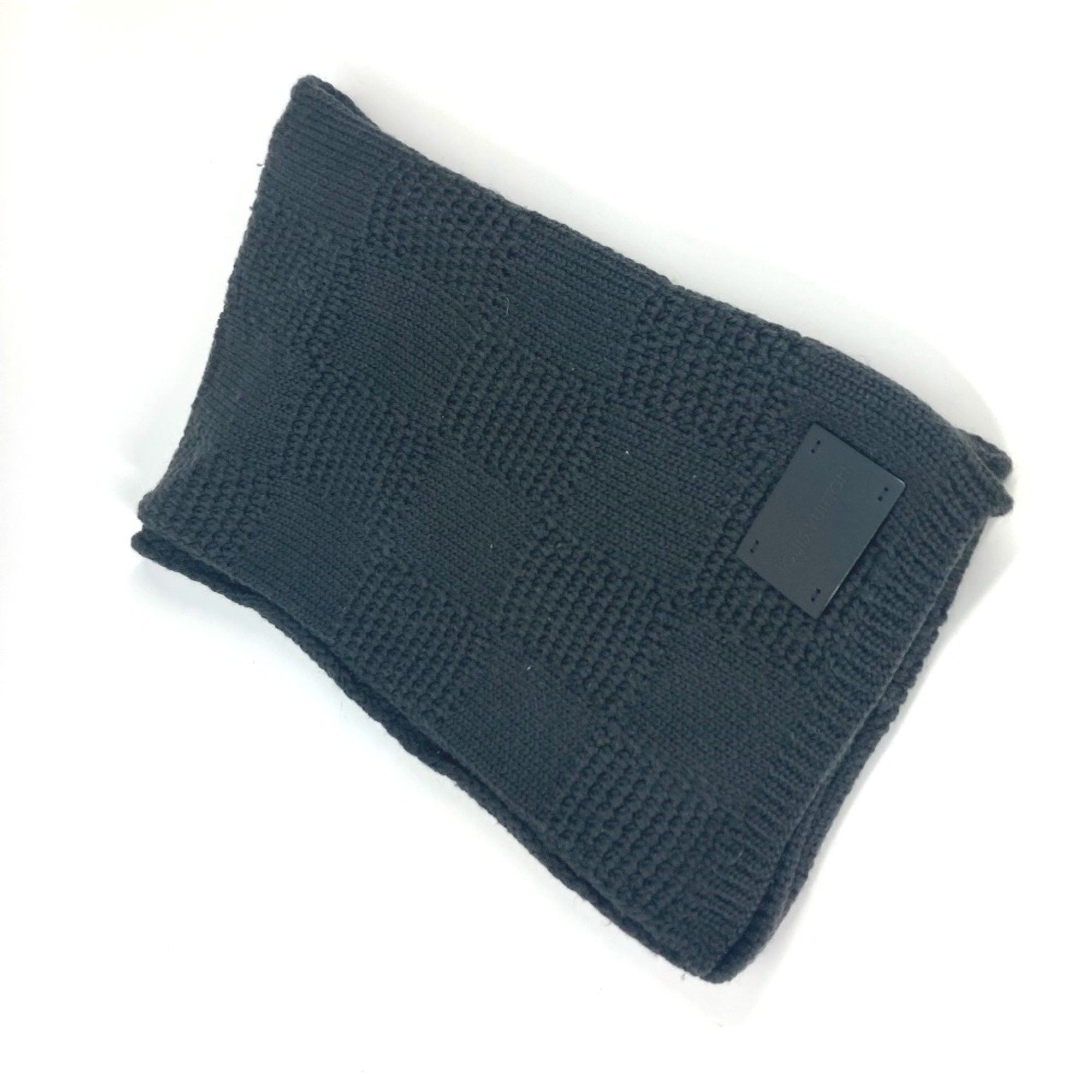Louis Vuitton Louis Vuitton leather tag leather tag Scarf gray Size ONE SIZE - 2 Thumbnail