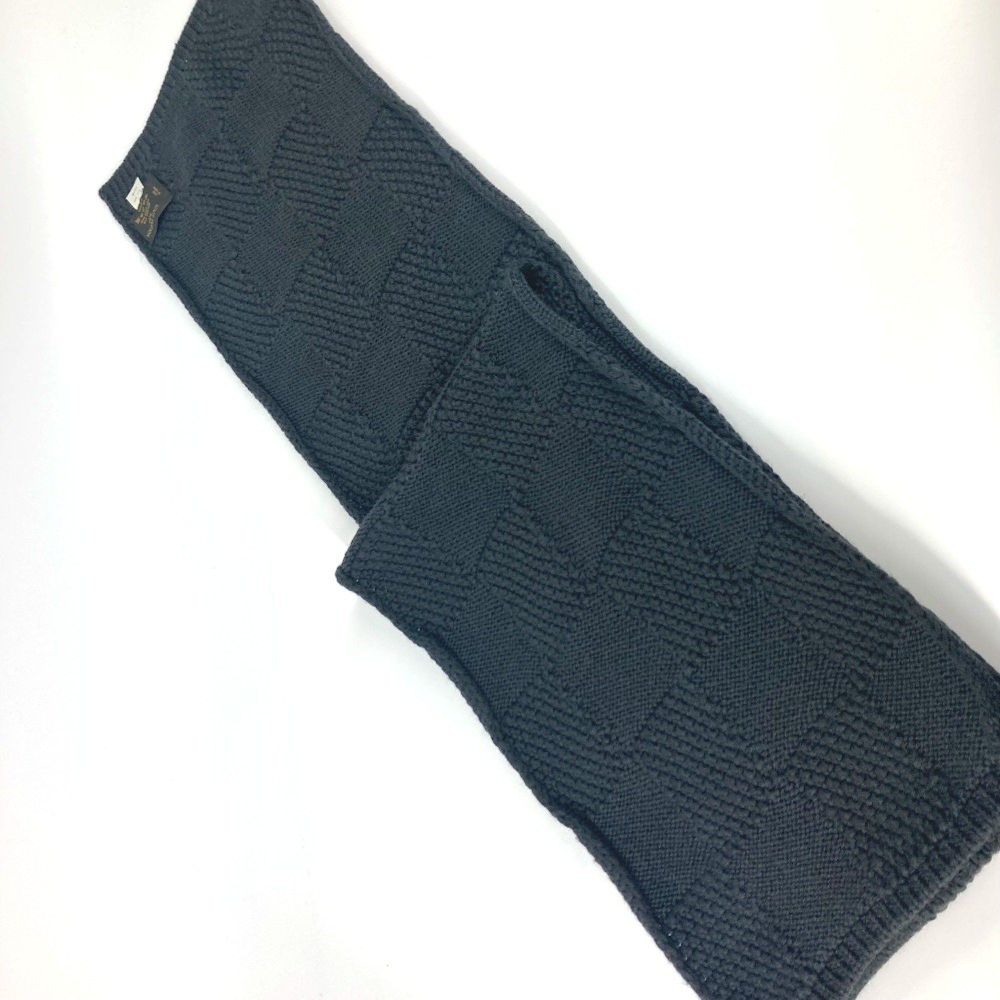 Louis Vuitton Louis Vuitton leather tag leather tag Scarf gray Size ONE SIZE - 4 Thumbnail