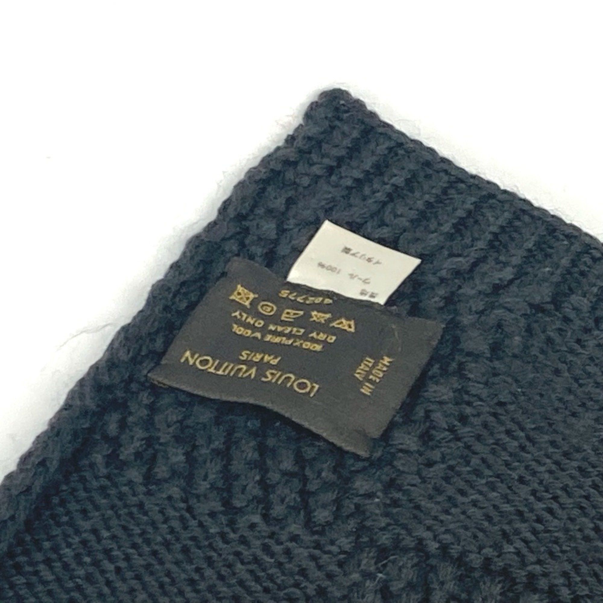 Louis Vuitton Louis Vuitton leather tag leather tag Scarf gray Size ONE SIZE - 5 Thumbnail