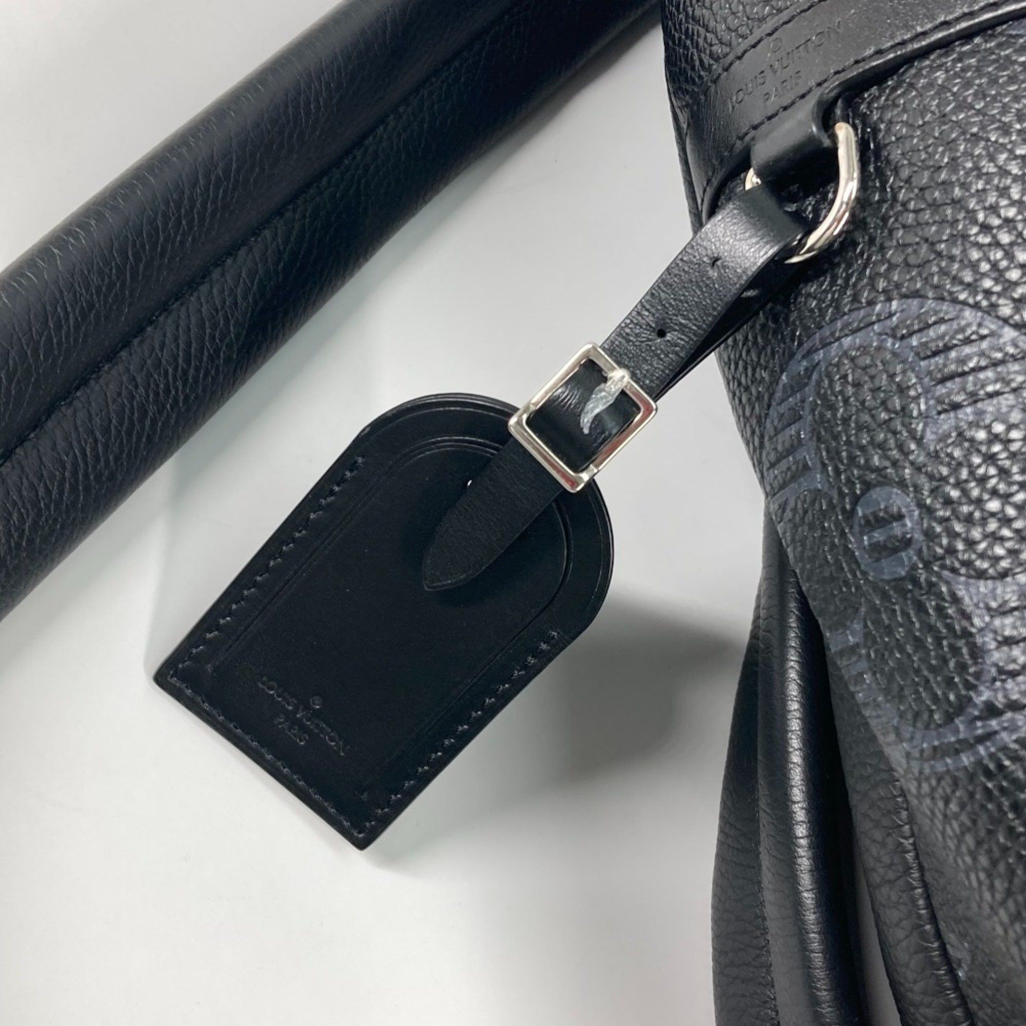 Louis Vuitton Louis Vuitton M57288 Monogram-Taurillon Clemence-Shadow Bag Backpack Black Size ONE SIZE - 8 Thumbnail