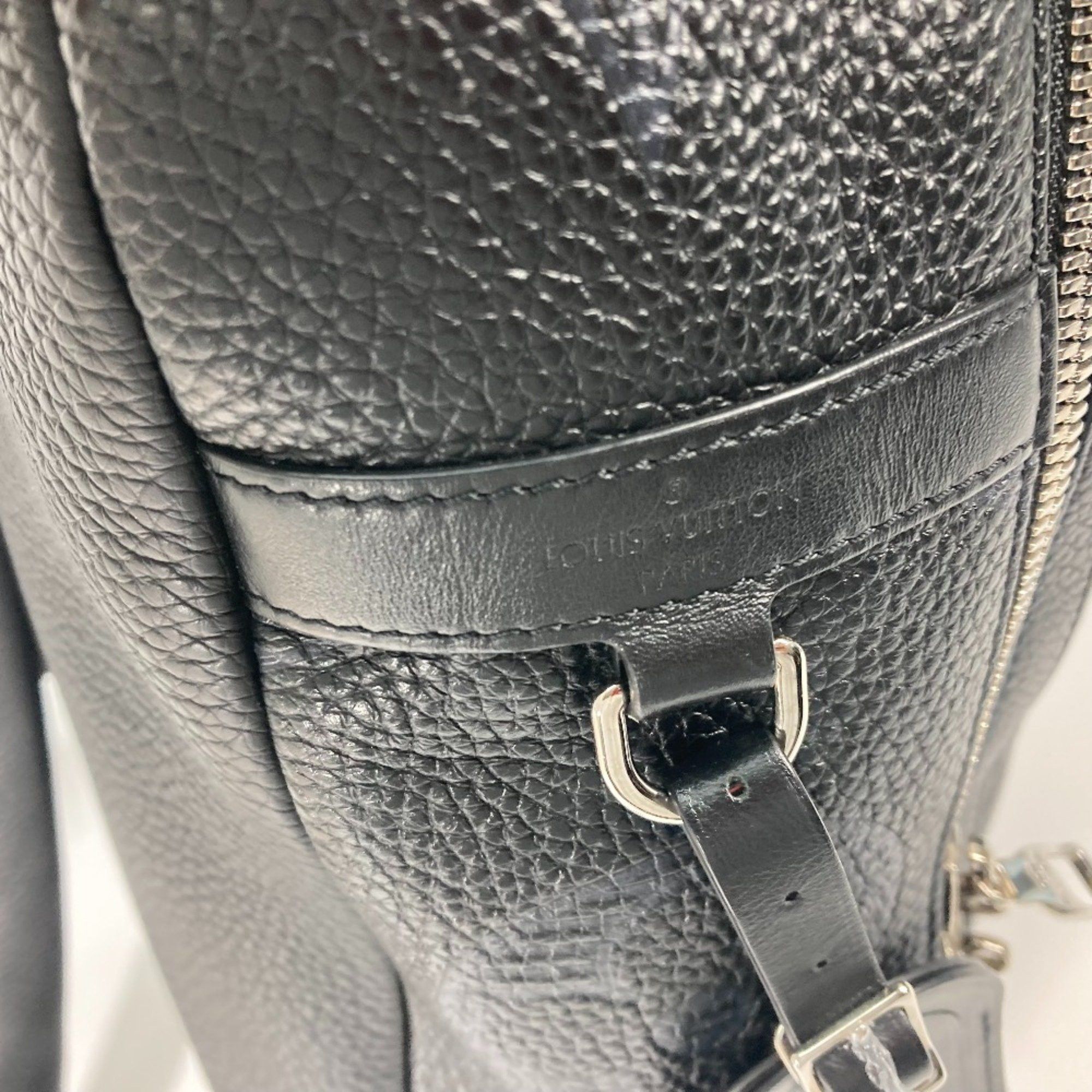 Louis Vuitton Louis Vuitton M57288 Monogram-Taurillon Clemence-Shadow Bag Backpack Black Size ONE SIZE - 13 Thumbnail