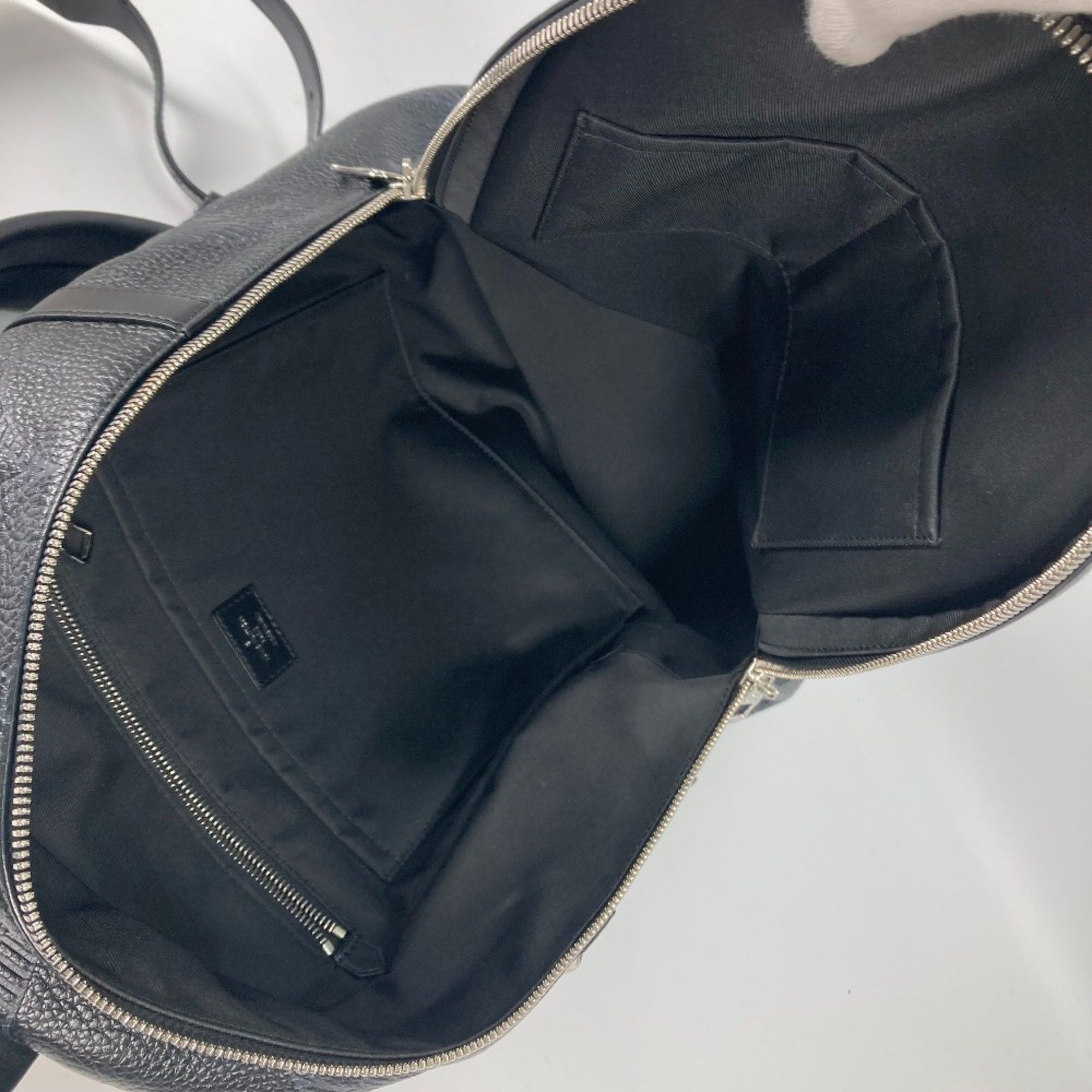 Louis Vuitton Louis Vuitton M57288 Monogram-Taurillon Clemence-Shadow Bag Backpack Black Size ONE SIZE - 15 Thumbnail
