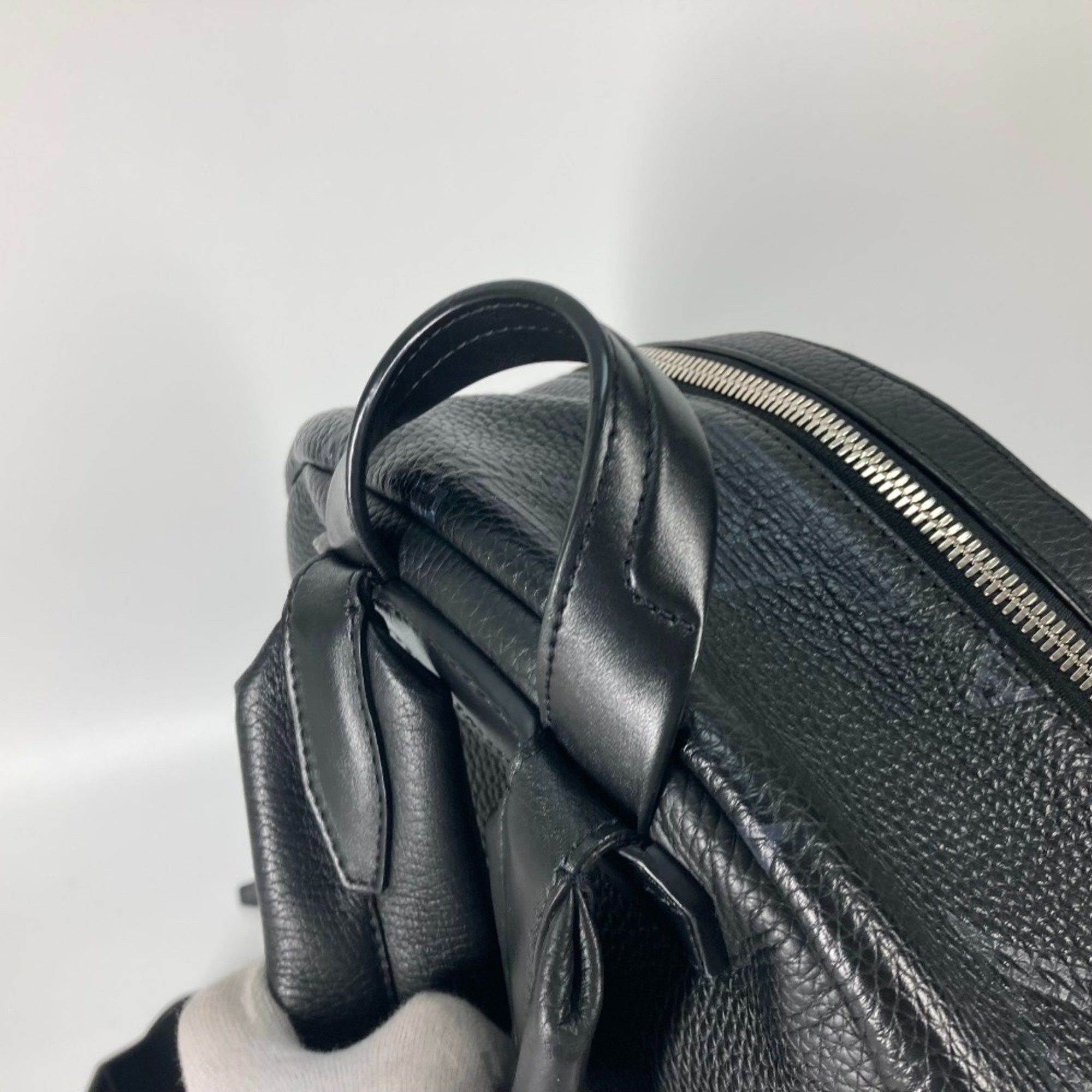 Louis Vuitton Louis Vuitton M57288 Monogram-Taurillon Clemence-Shadow Bag Backpack Black Size ONE SIZE - 12 Thumbnail