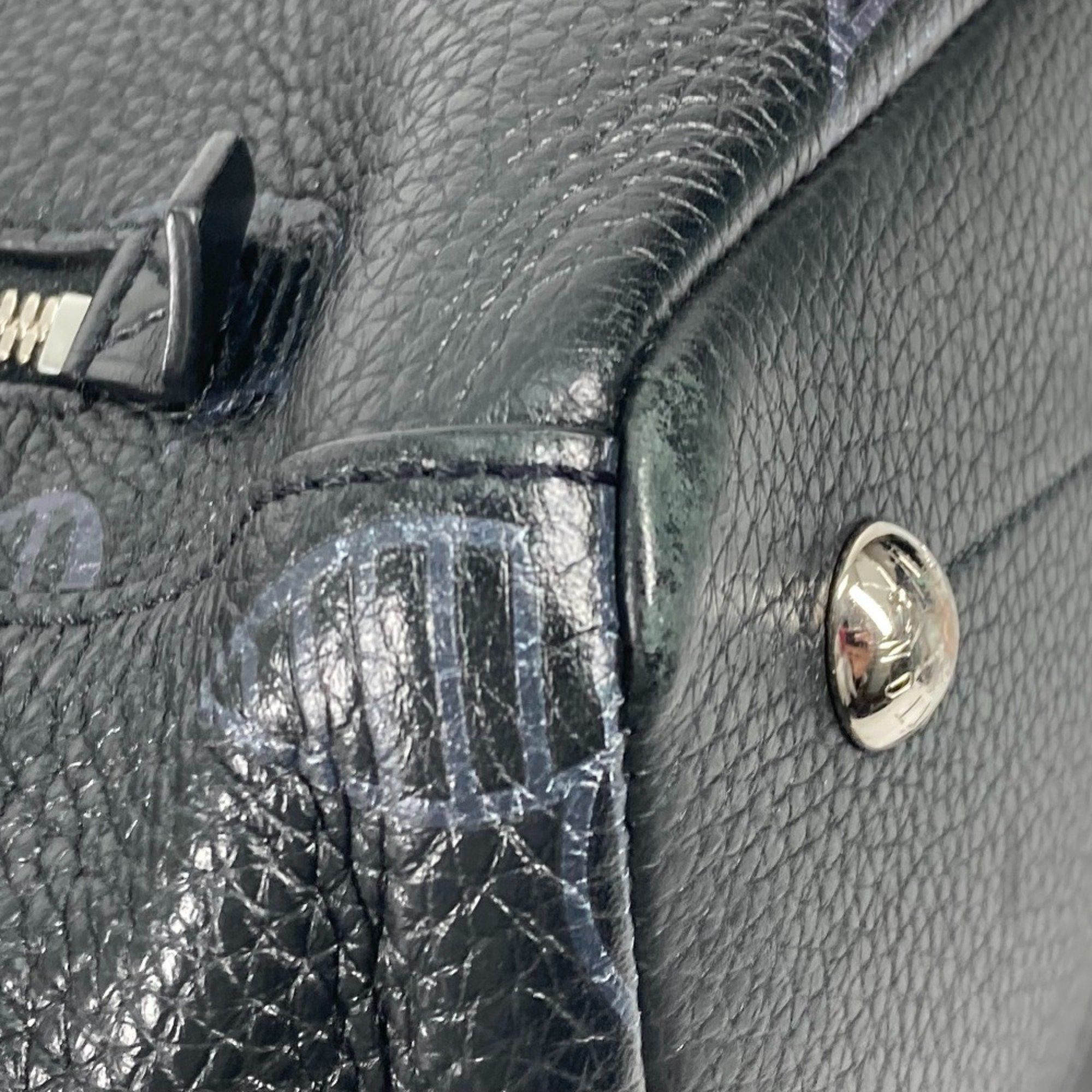 Louis Vuitton Louis Vuitton M57288 Monogram-Taurillon Clemence-Shadow Bag Backpack Black Size ONE SIZE - 9 Thumbnail