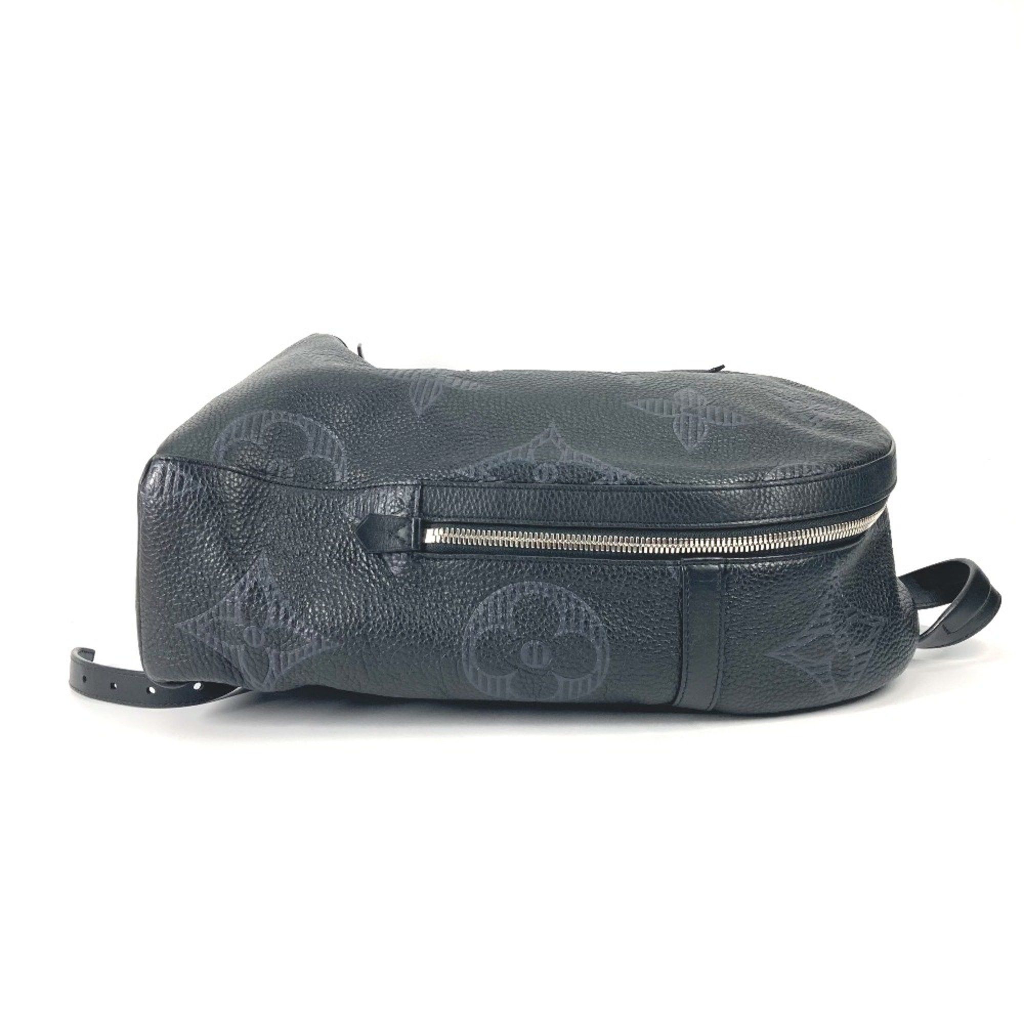 Louis Vuitton Louis Vuitton M57288 Monogram-Taurillon Clemence-Shadow Bag Backpack Black Size ONE SIZE - 4 Thumbnail