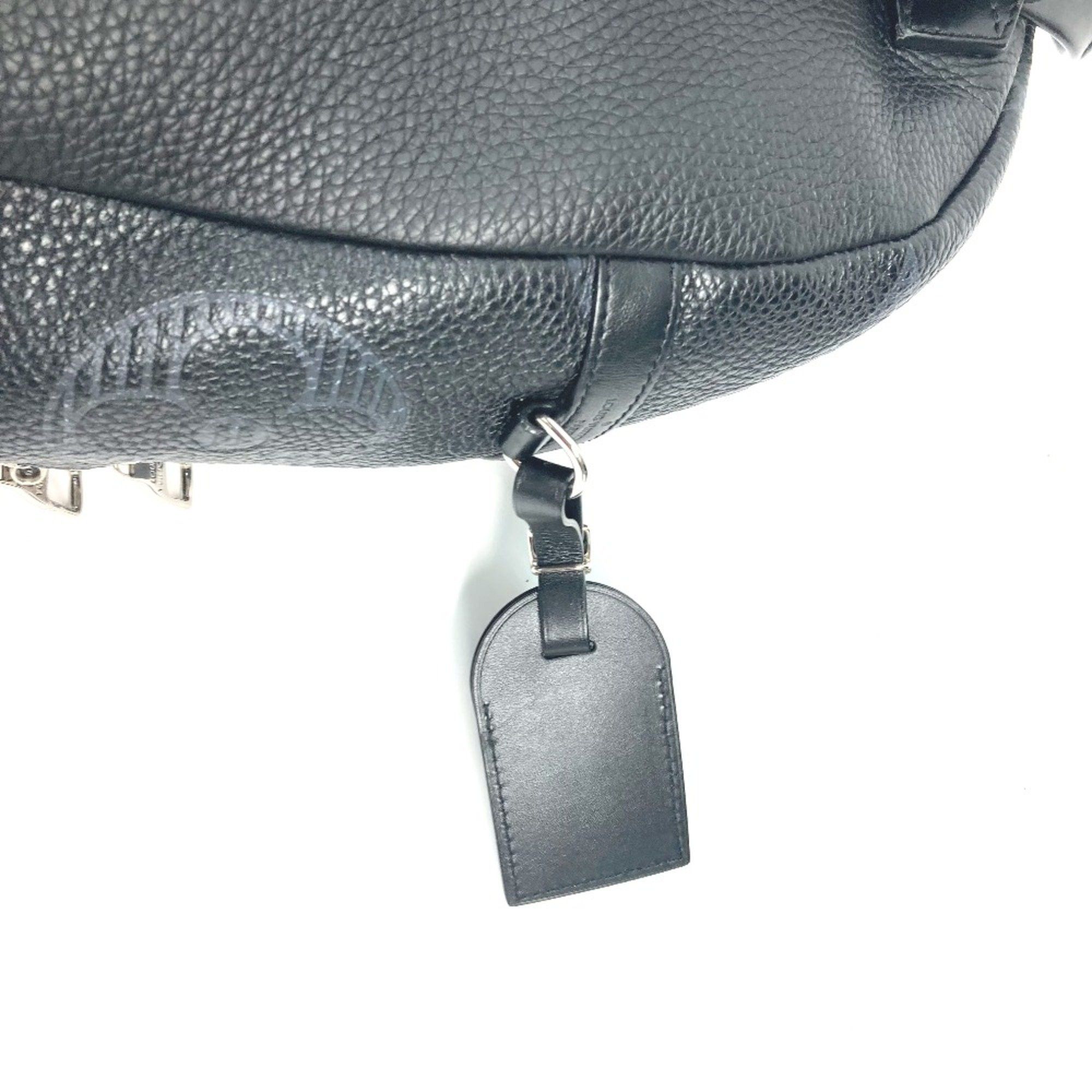 Louis Vuitton Louis Vuitton M57288 Monogram-Taurillon Clemence-Shadow Bag Backpack Black Size ONE SIZE - 11 Thumbnail