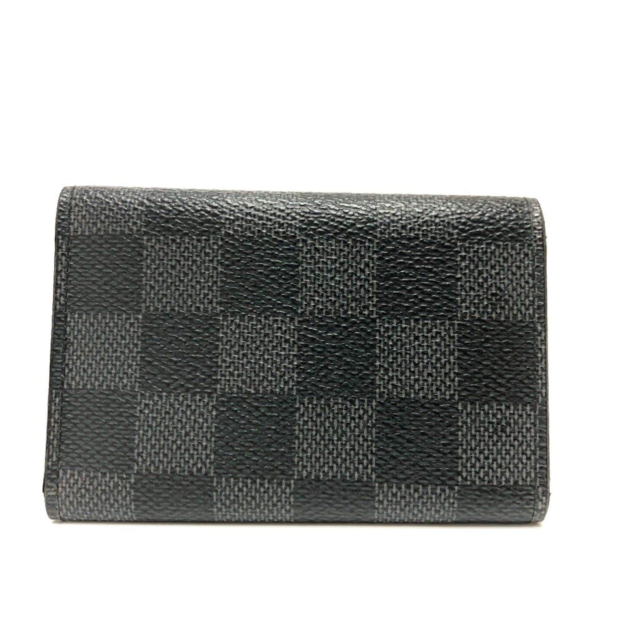 Louis Vuitton Louis Vuitton N62662 Damier Graphite 6 key case Key Case Black SilverHardware Size ONE SIZE - 2 Thumbnail