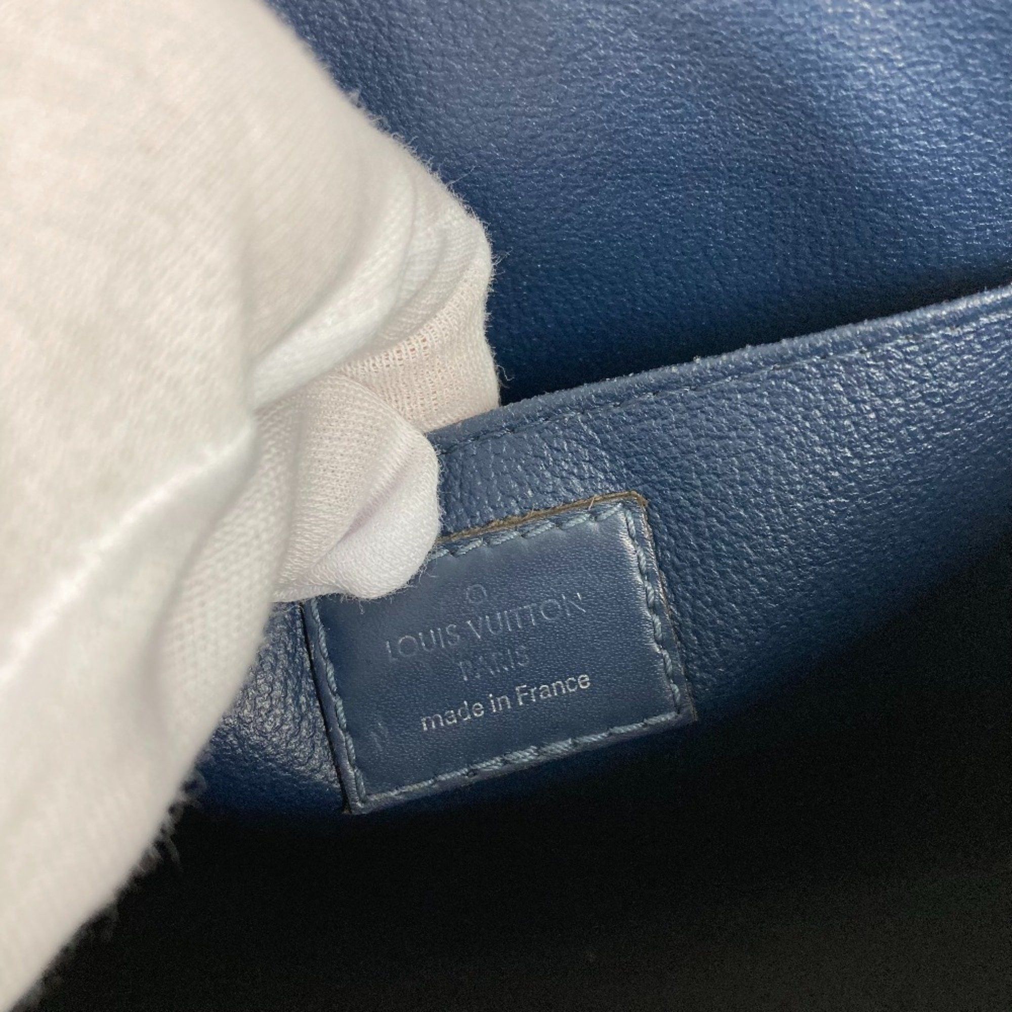 Louis Vuitton Louis Vuitton M41367 Epi pouch bag Cluch Bag Indigo Blue Navy Size ONE SIZE - 11 Thumbnail
