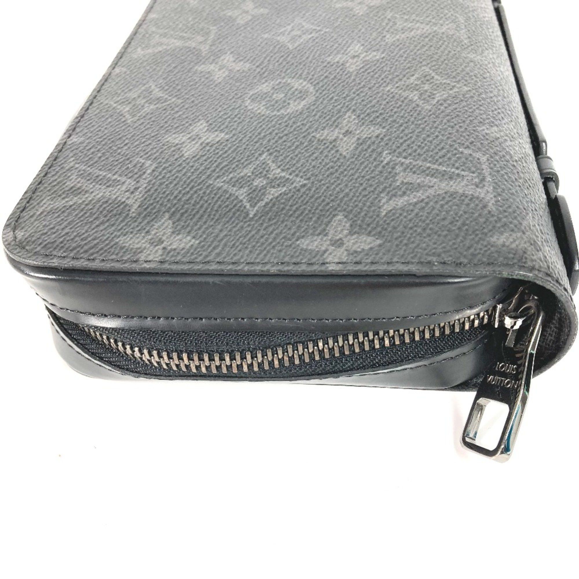 Louis Vuitton Louis Vuitton M61698 MonogramEclipse Travel Case Hand Bag Long Wallet Long Wallet Black Size ONE SIZE - 3 Thumbnail