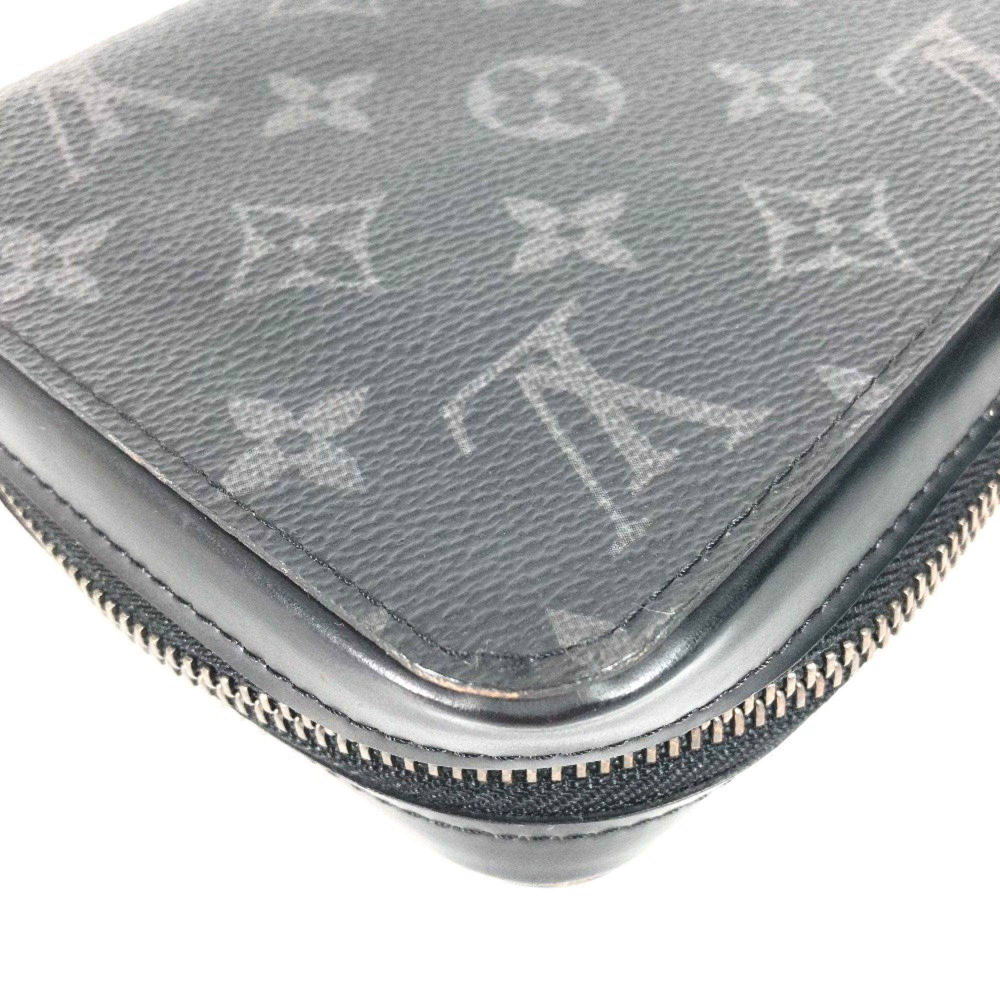Louis Vuitton Louis Vuitton M61698 MonogramEclipse Travel Case Hand Bag Long Wallet Long Wallet Black Size ONE SIZE - 6 Thumbnail
