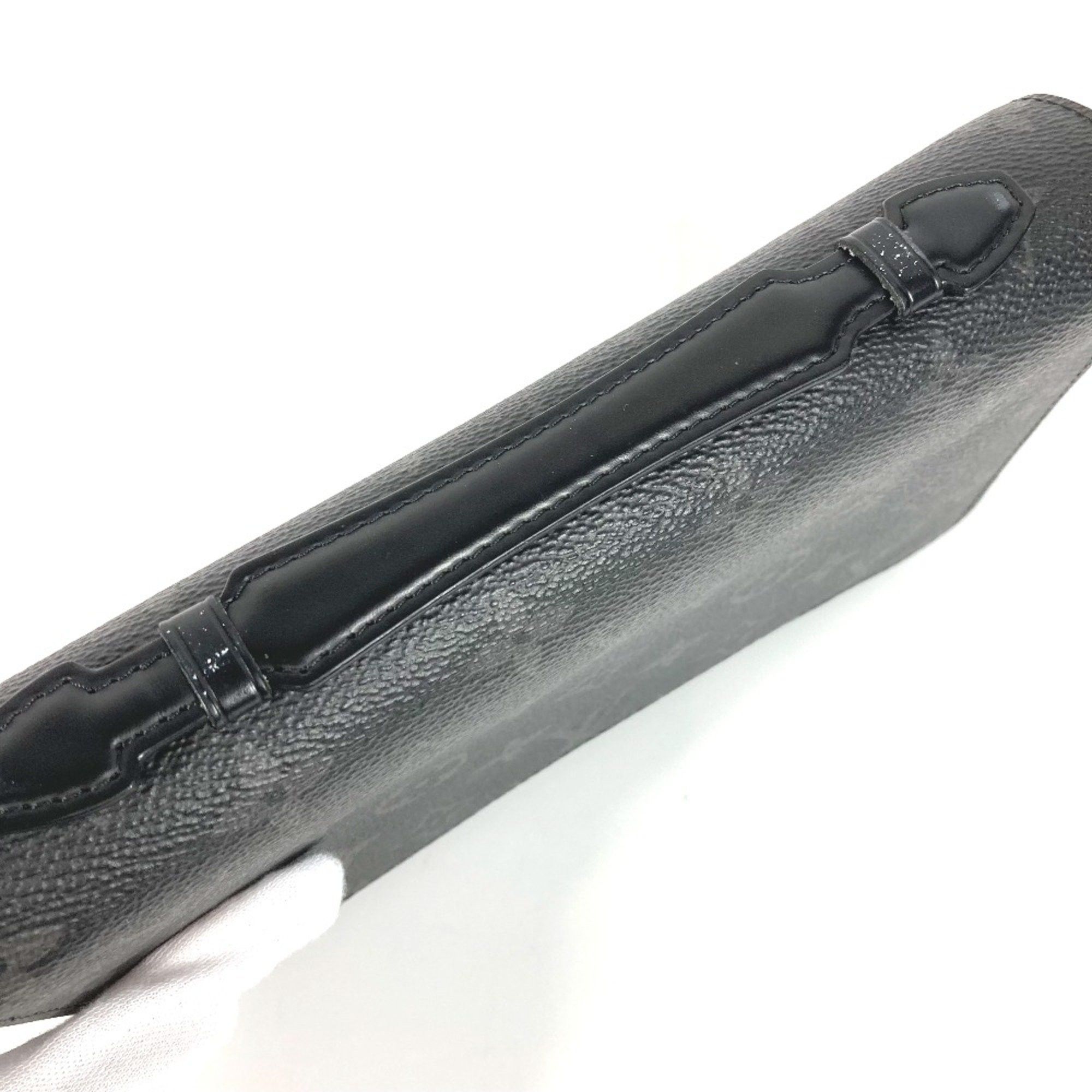 Louis Vuitton Louis Vuitton M61698 MonogramEclipse Travel Case Hand Bag Long Wallet Long Wallet Black Size ONE SIZE - 2 Thumbnail
