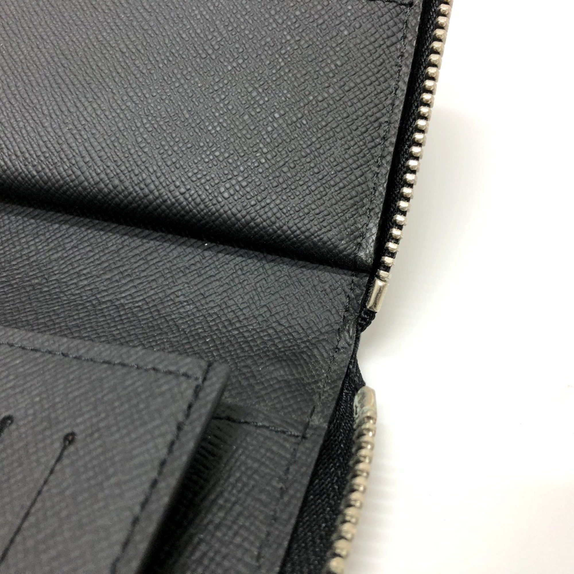 Louis Vuitton Louis Vuitton M60965 Epi Zip Around Long Wallet Black SilverHardware Size ONE SIZE - 13 Thumbnail