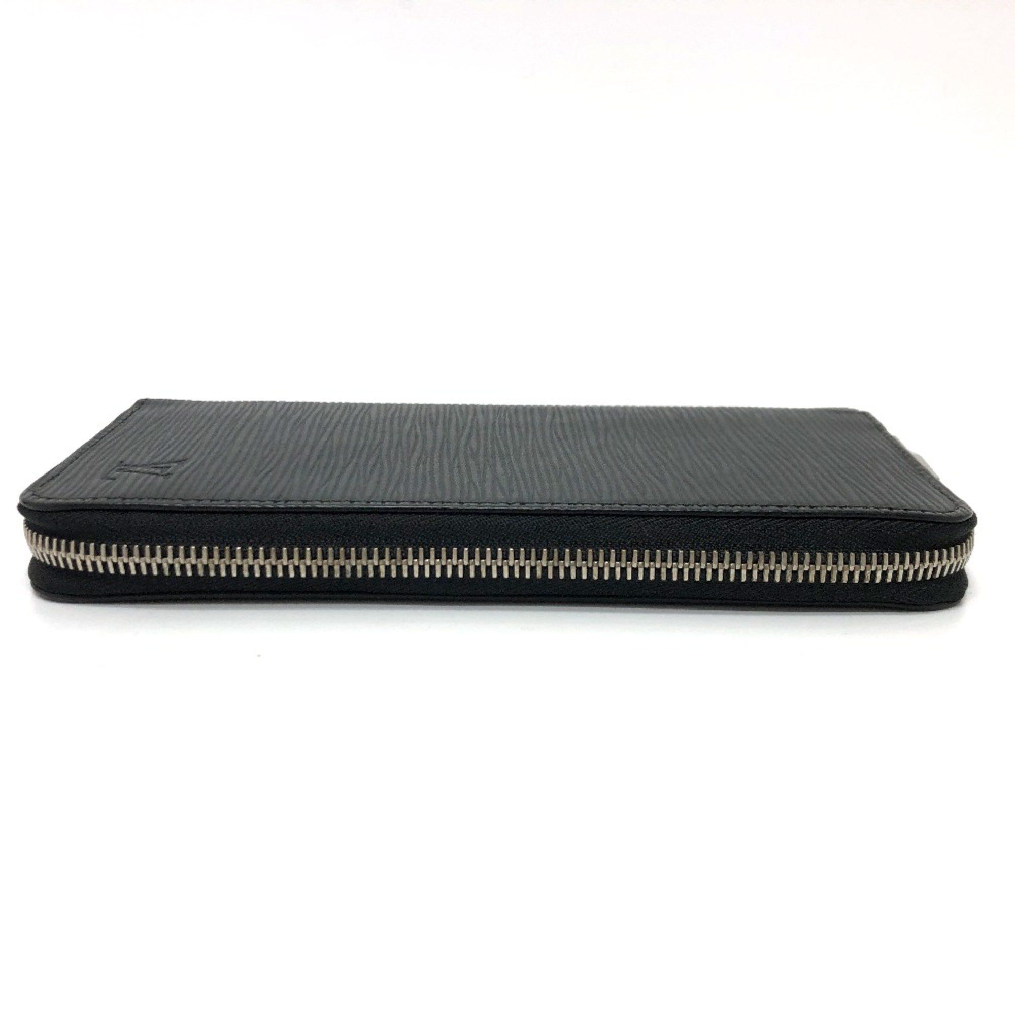 Louis Vuitton Louis Vuitton M60965 Epi Zip Around Long Wallet Black SilverHardware Size ONE SIZE - 5 Thumbnail
