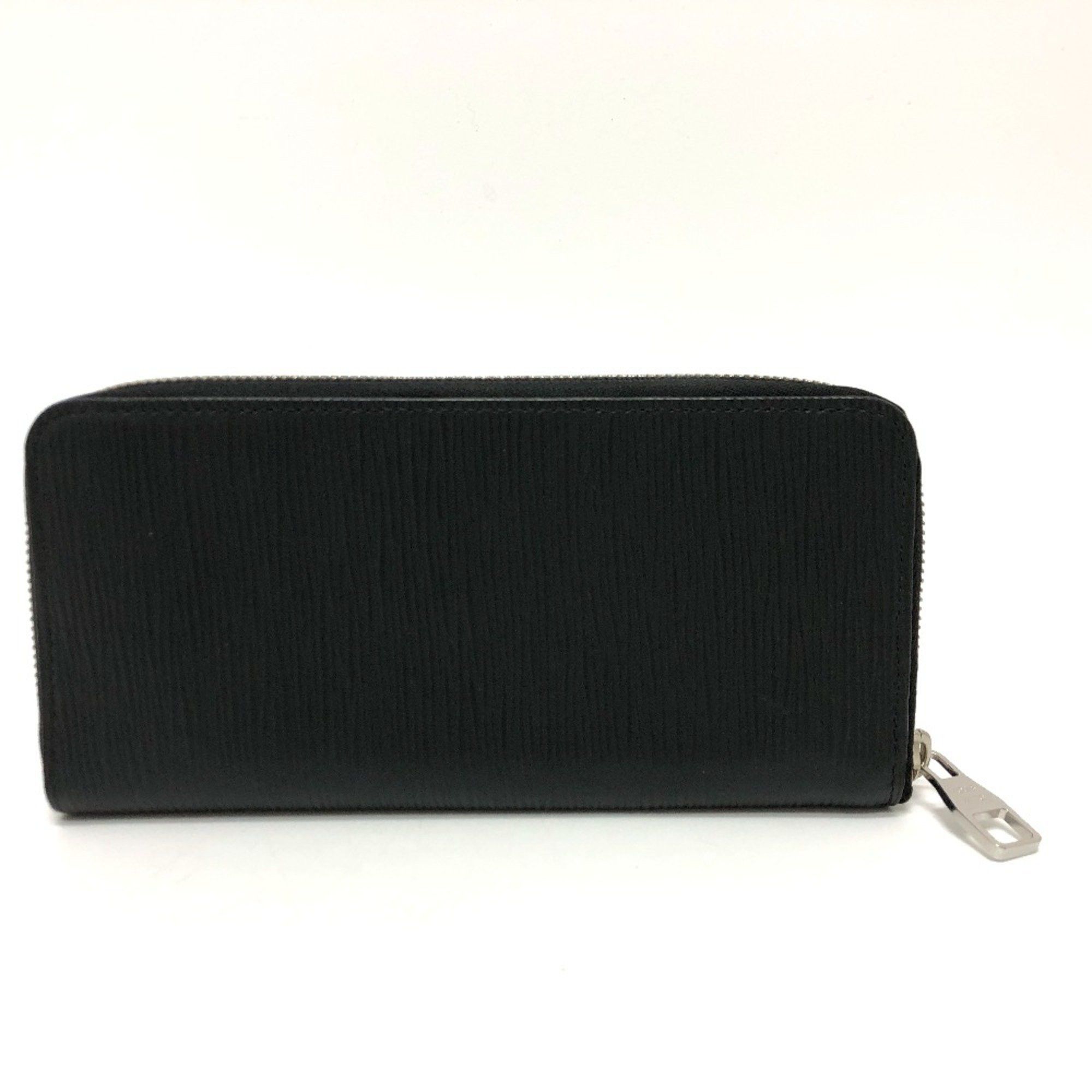 Louis Vuitton Louis Vuitton M60965 Epi Zip Around Long Wallet Black SilverHardware Size ONE SIZE - 2 Thumbnail