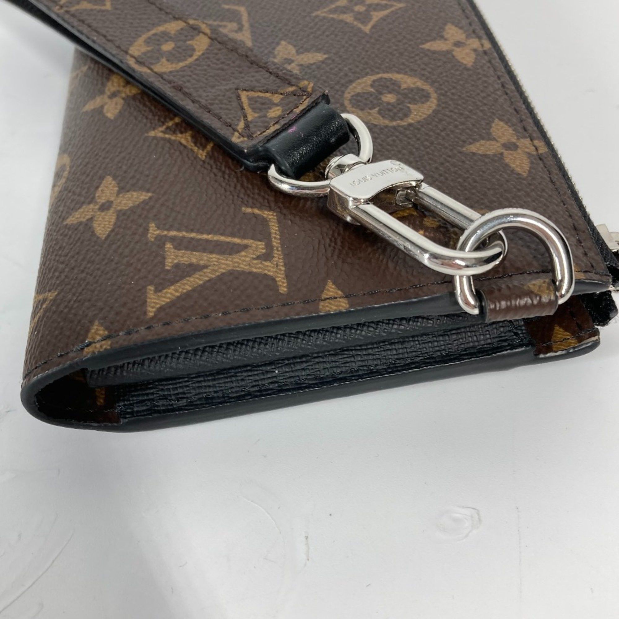 Louis Vuitton Louis Vuitton M69407 MonogramMacassar With strap Long Wallet Brown Black Size ONE SIZE - 11 Thumbnail