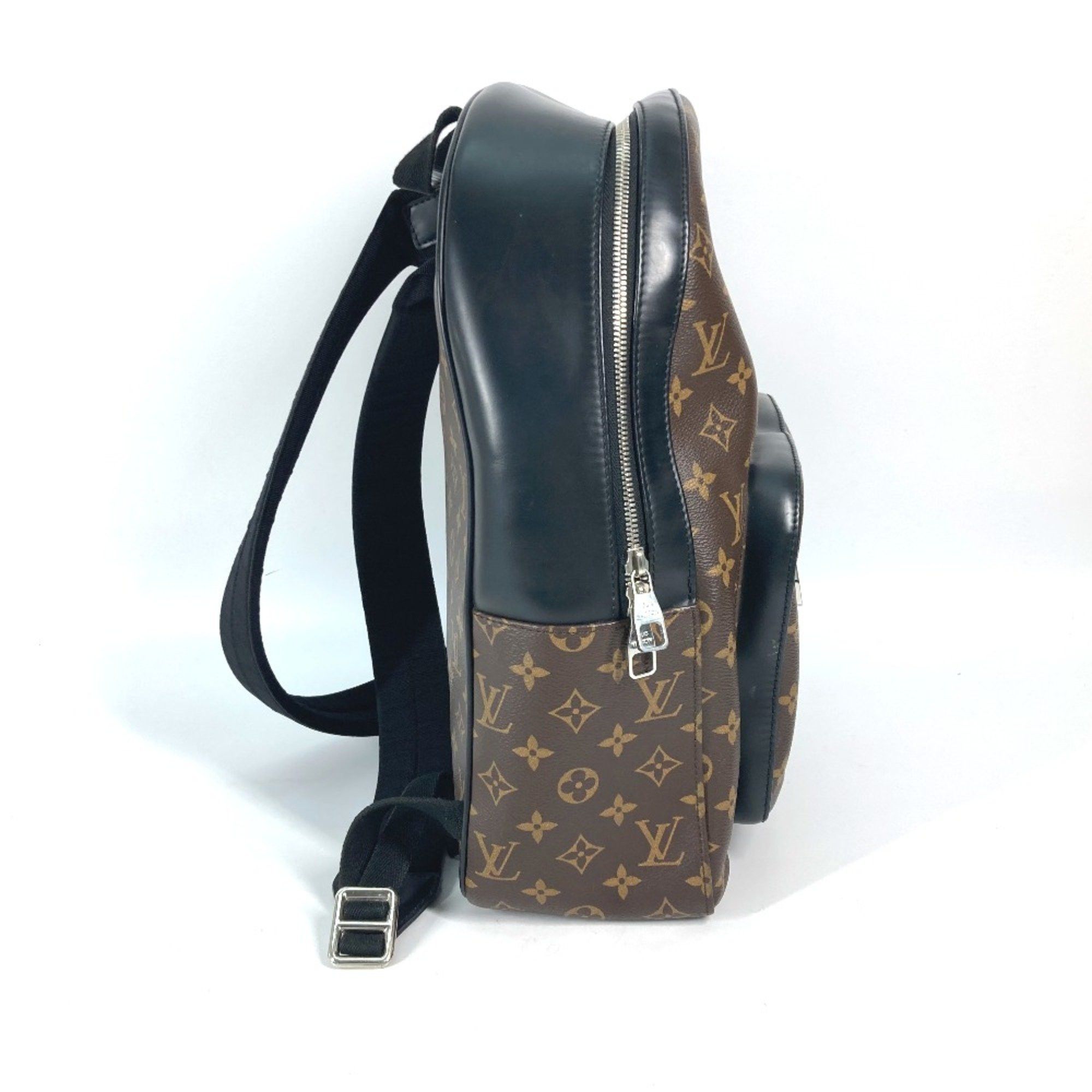 Louis Vuitton Louis Vuitton M45349 Monogram-Macassar backpack bag Backpack Brown Black Size ONE SIZE - 4 Thumbnail