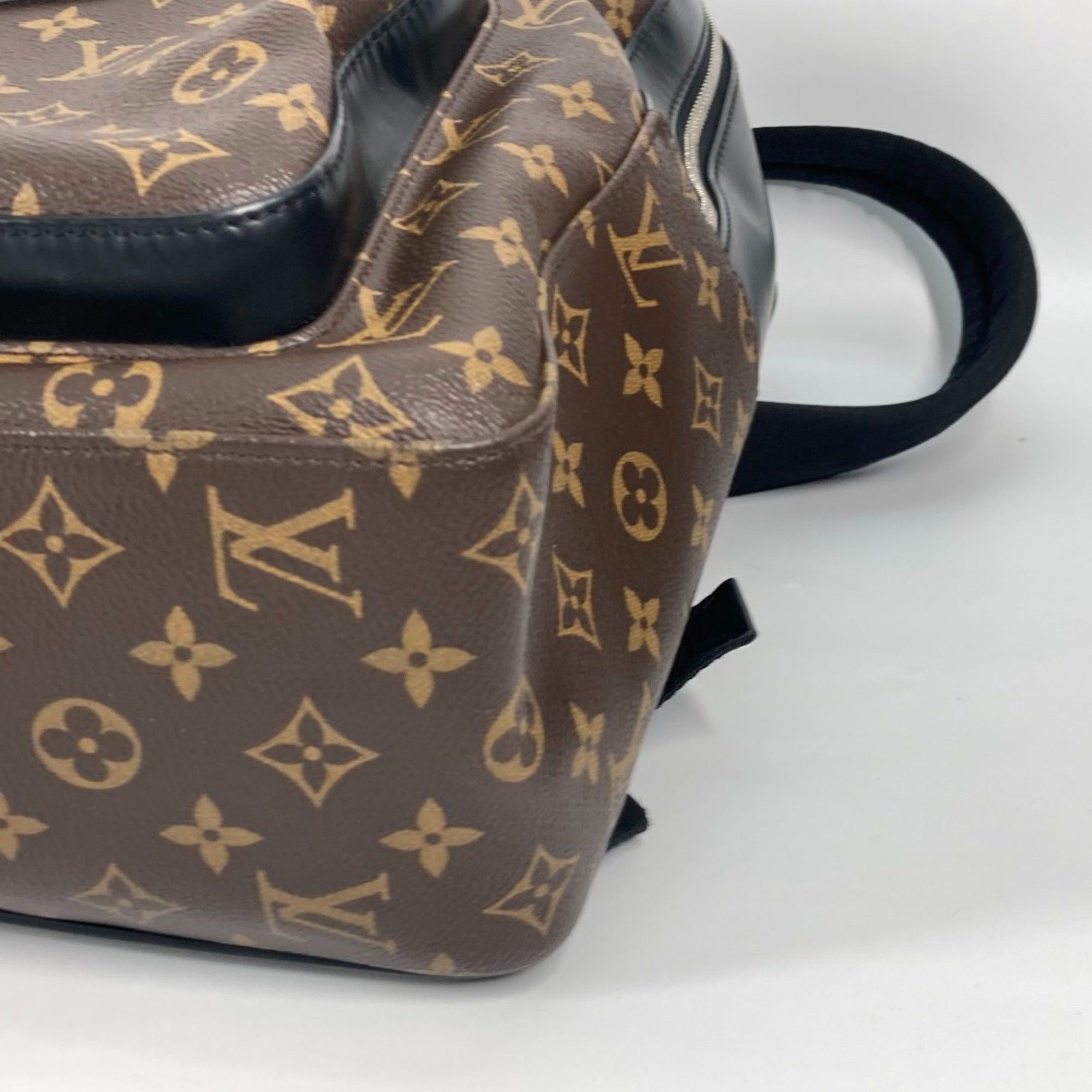 Louis Vuitton Louis Vuitton M45349 Monogram-Macassar backpack bag Backpack Brown Black Size ONE SIZE - 7 Thumbnail
