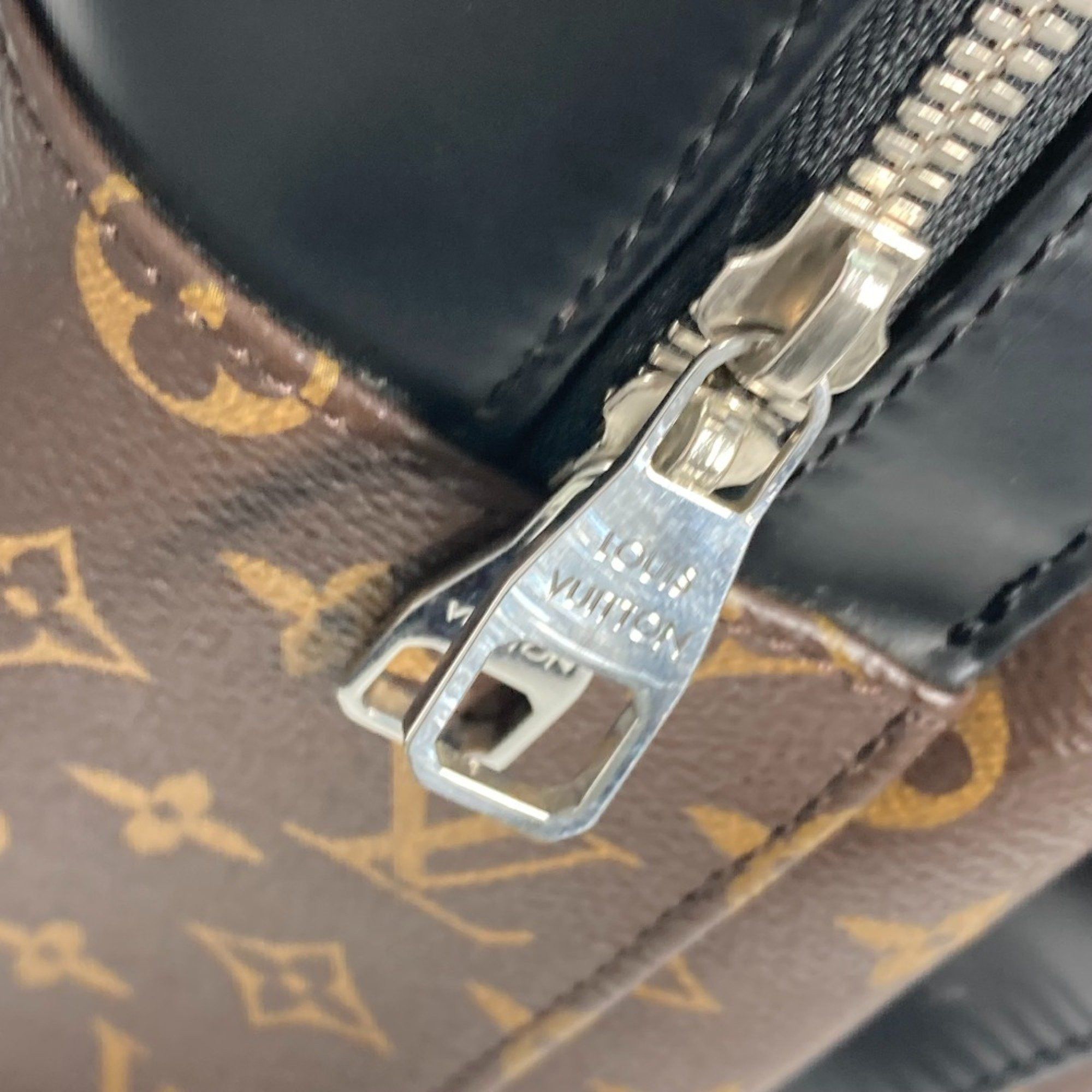 Louis Vuitton Louis Vuitton M45349 Monogram-Macassar backpack bag Backpack Brown Black Size ONE SIZE - 12 Thumbnail
