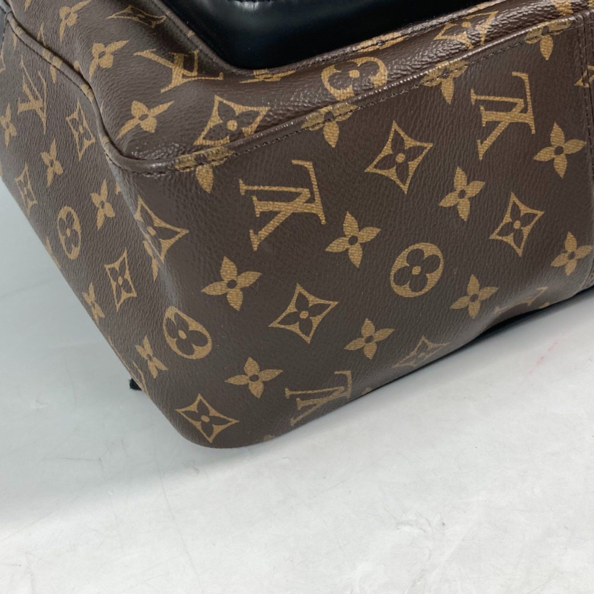 Louis Vuitton Louis Vuitton M45349 Monogram-Macassar backpack bag Backpack Brown Black Size ONE SIZE - 8 Thumbnail