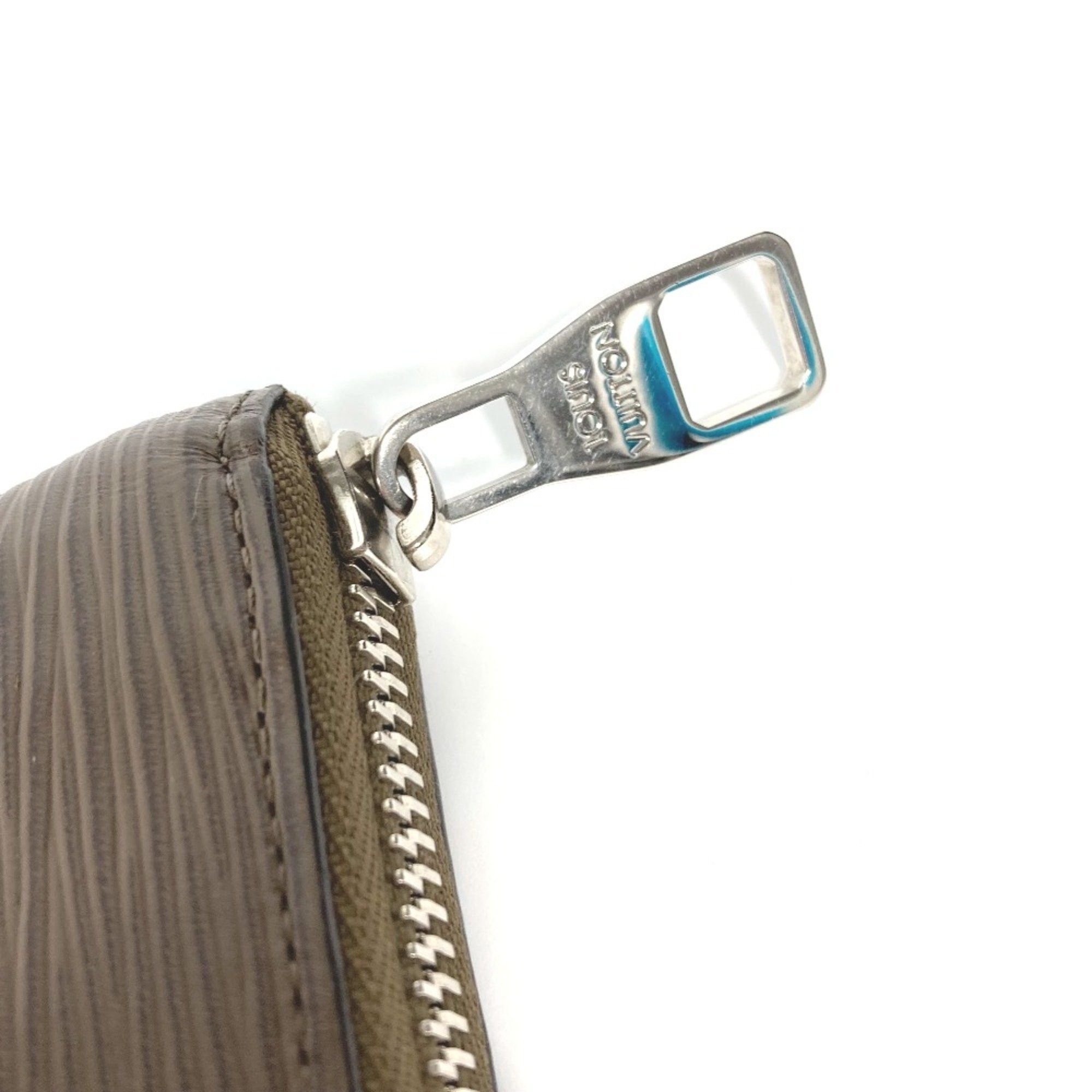 Louis Vuitton Louis Vuitton M60967 Epi Zip Around Long Wallet Taupe Brown Size ONE SIZE - 3 Thumbnail