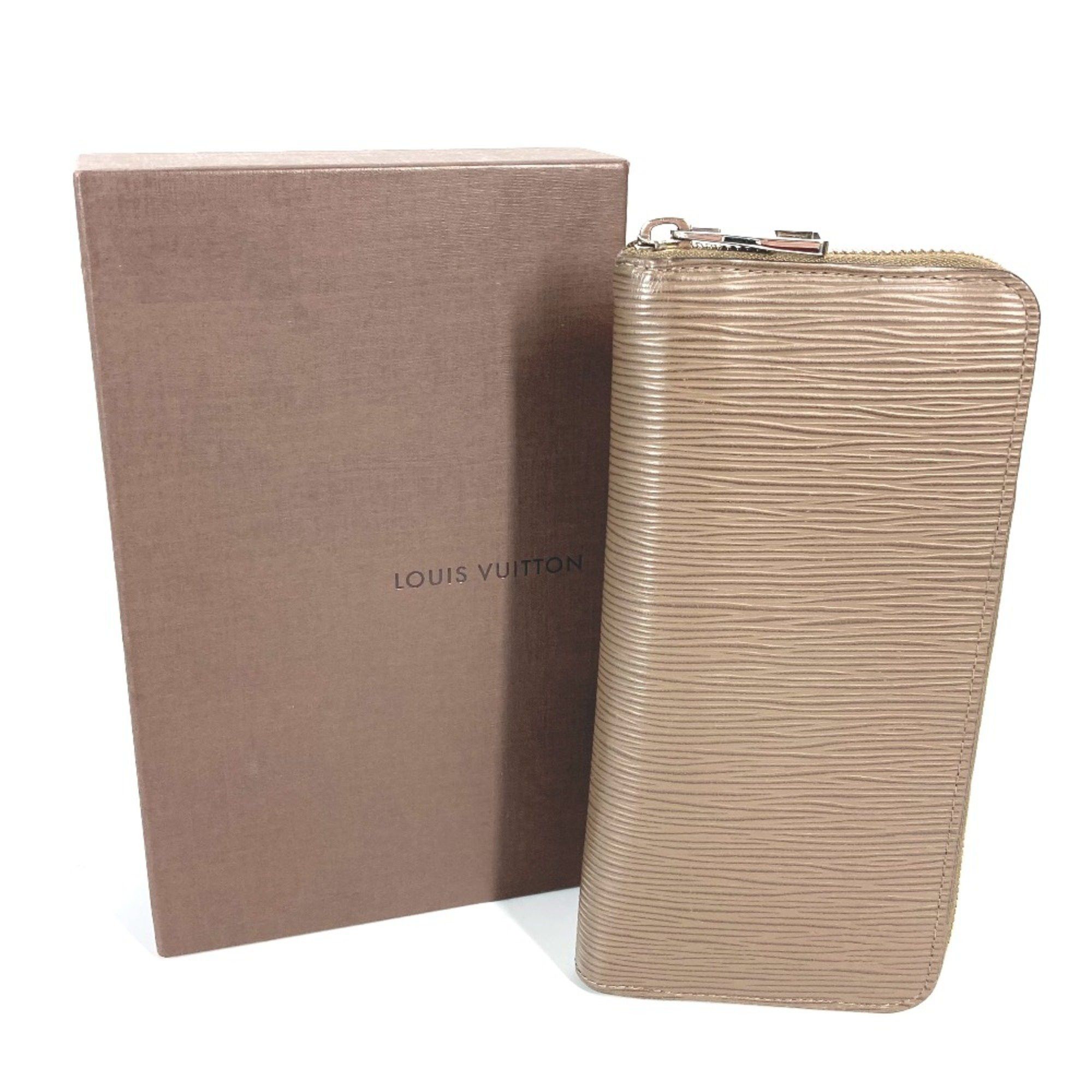 Louis Vuitton Louis Vuitton M60967 Epi Zip Around Long Wallet Taupe Brown Size ONE SIZE - 2 Thumbnail