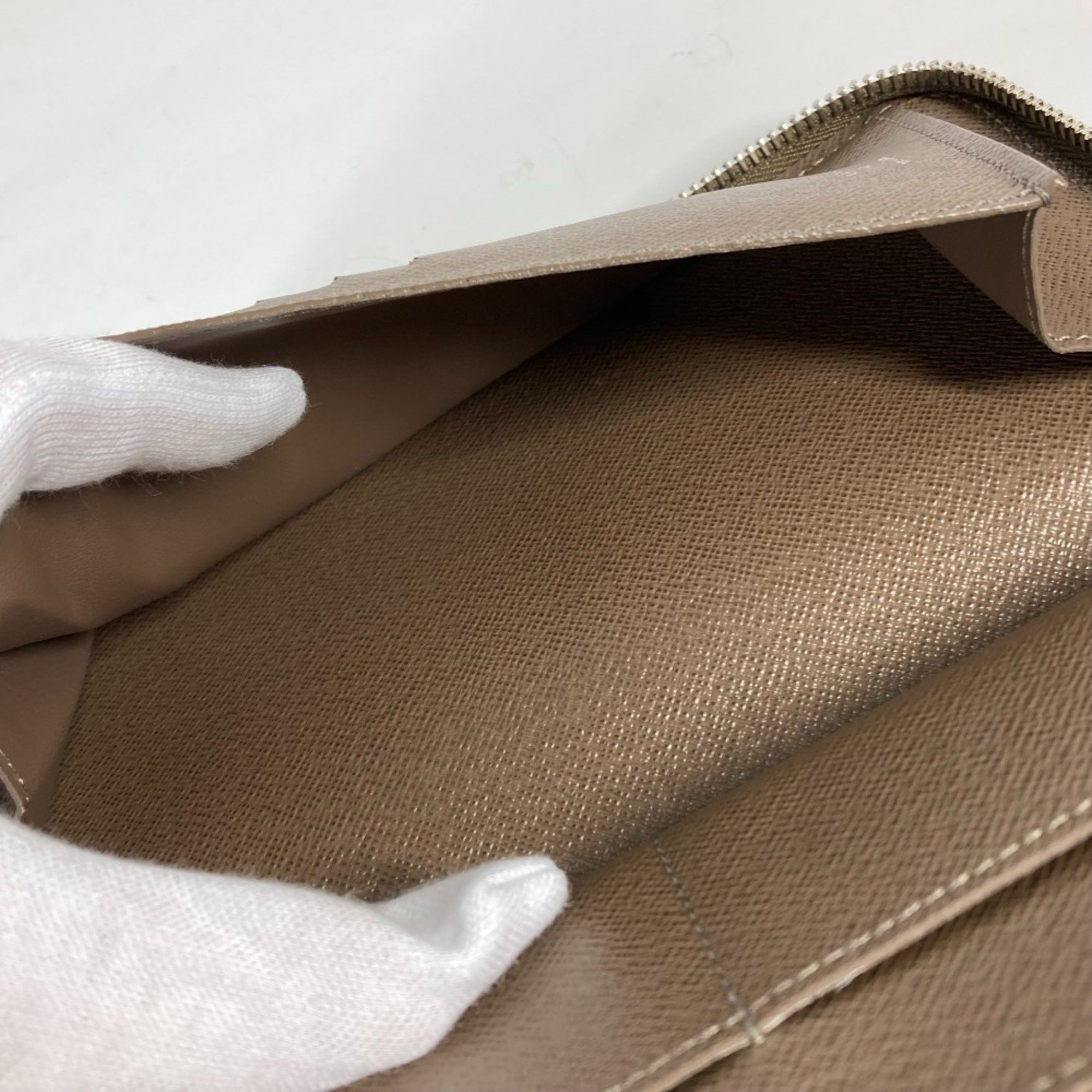 Louis Vuitton Louis Vuitton M60967 Epi Zip Around Long Wallet Taupe Brown Size ONE SIZE - 12 Thumbnail