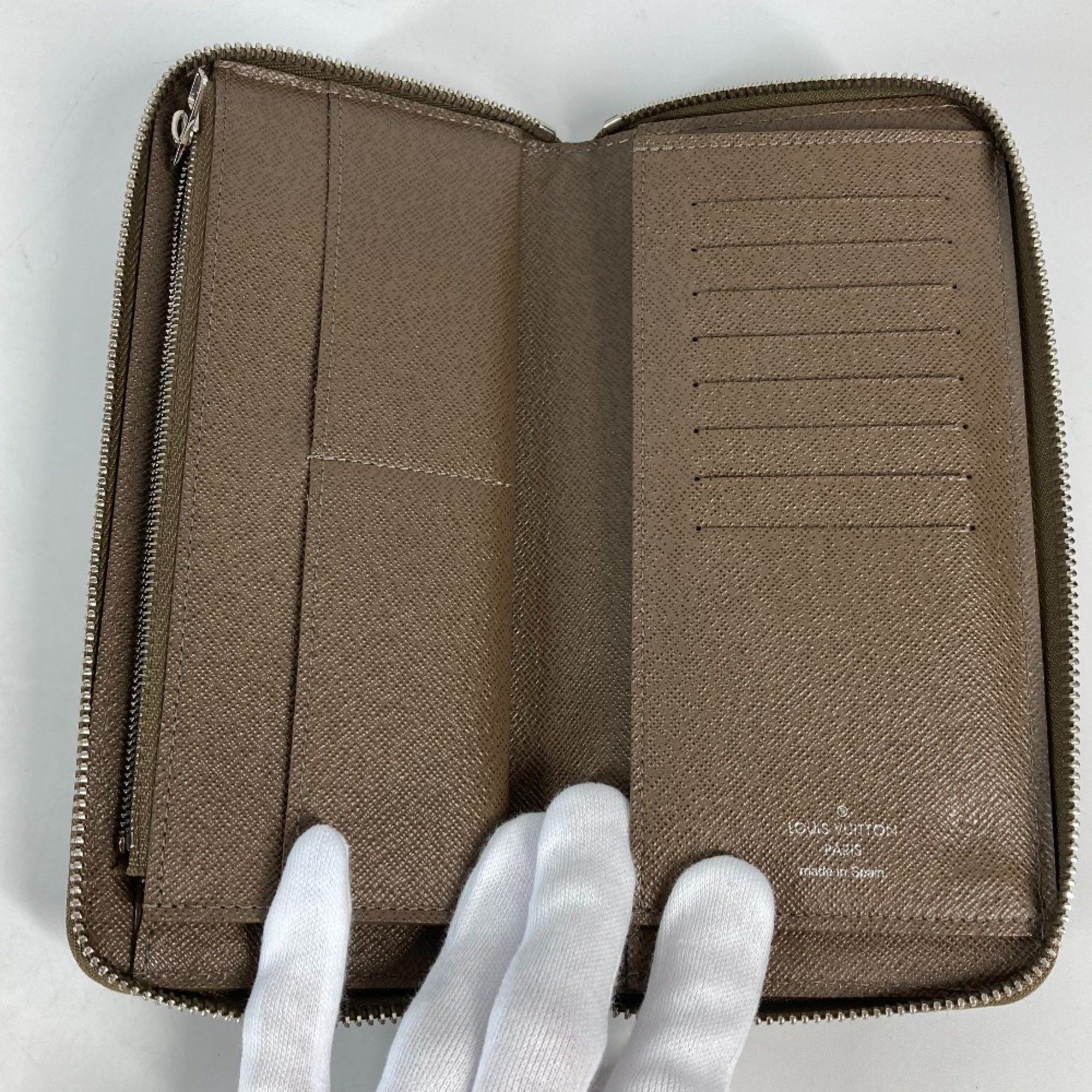 Louis Vuitton Louis Vuitton M60967 Epi Zip Around Long Wallet Taupe Brown Size ONE SIZE - 10 Thumbnail