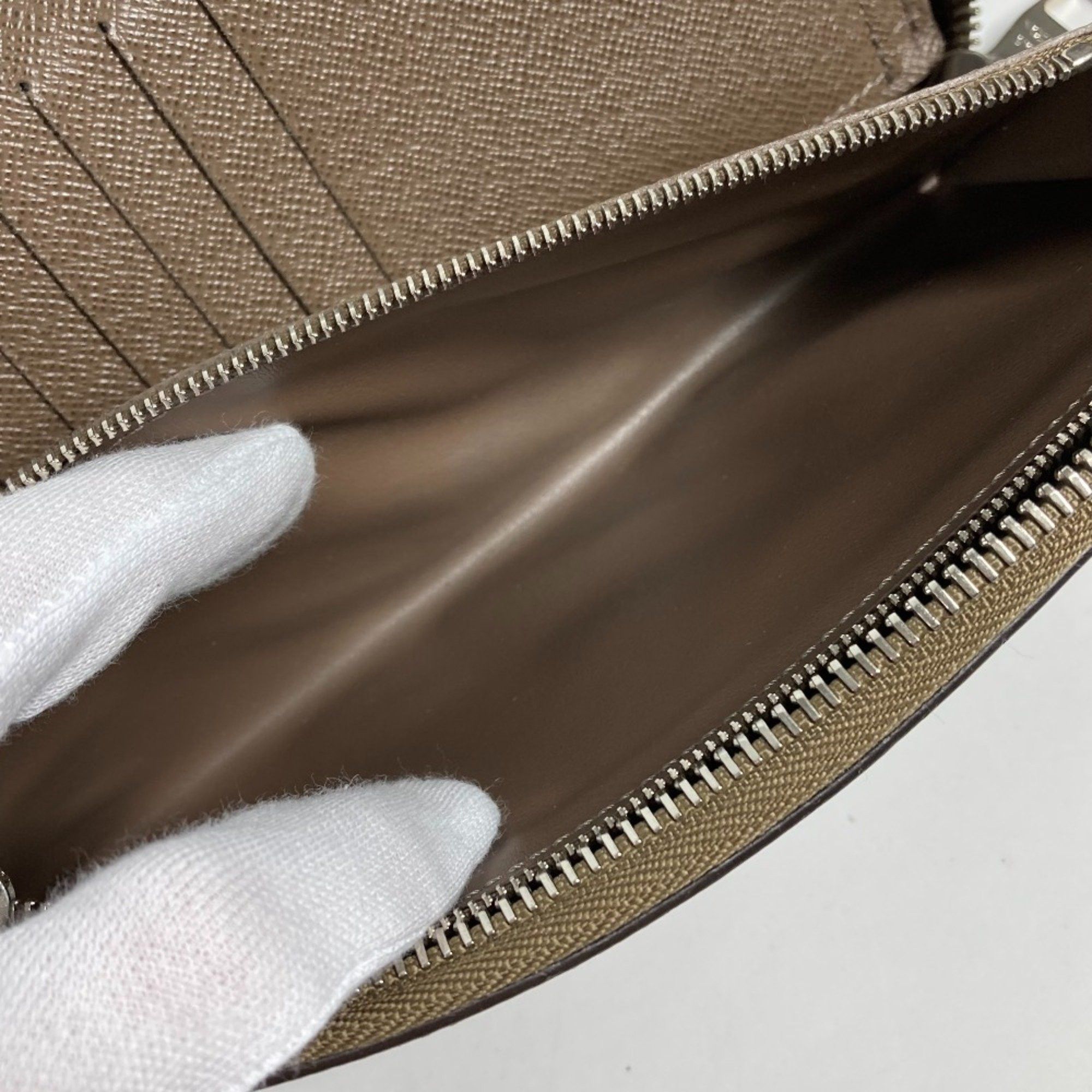 Louis Vuitton Louis Vuitton M60967 Epi Zip Around Long Wallet Taupe Brown Size ONE SIZE - 13 Thumbnail