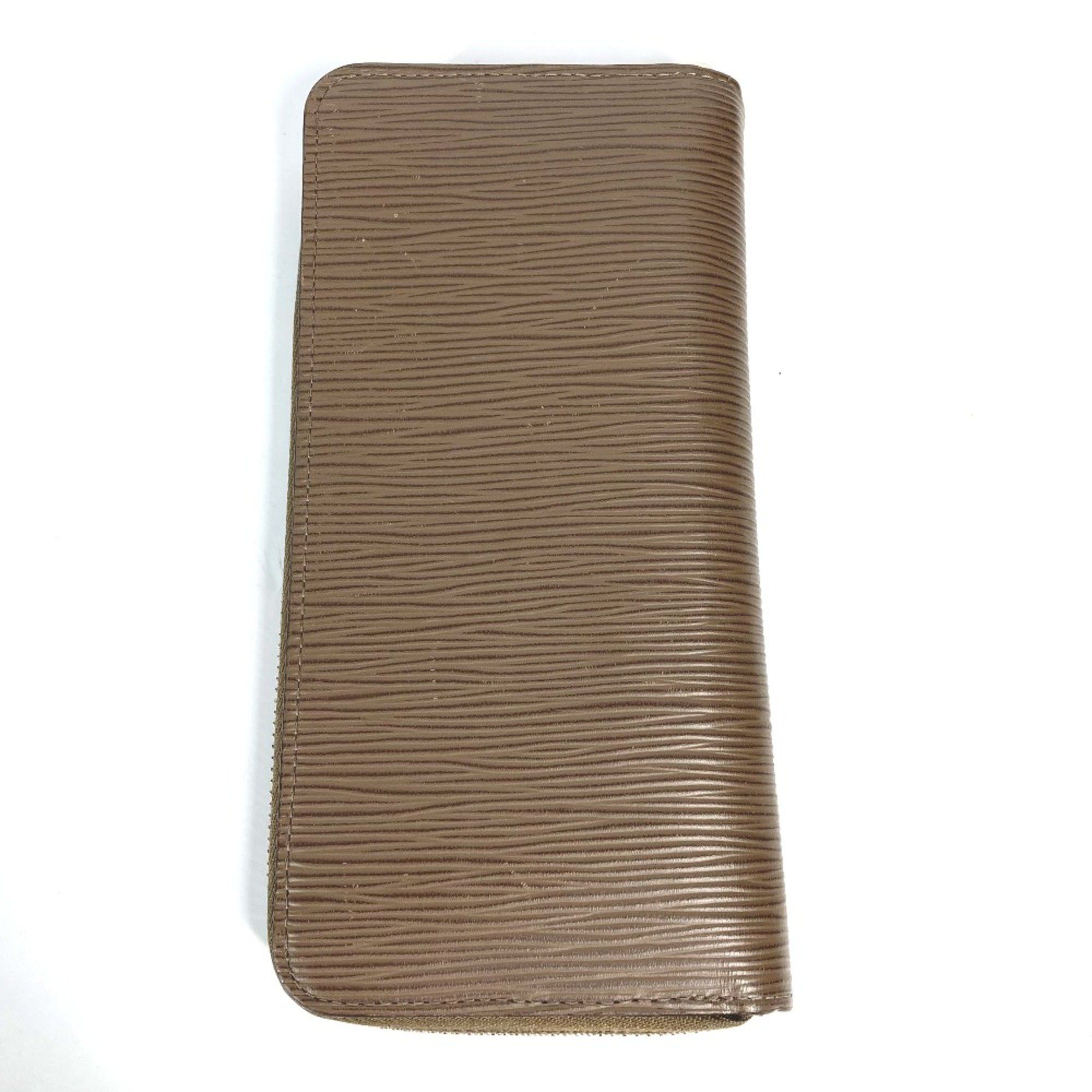 Louis Vuitton Louis Vuitton M60967 Epi Zip Around Long Wallet Taupe Brown Size ONE SIZE - 8 Thumbnail