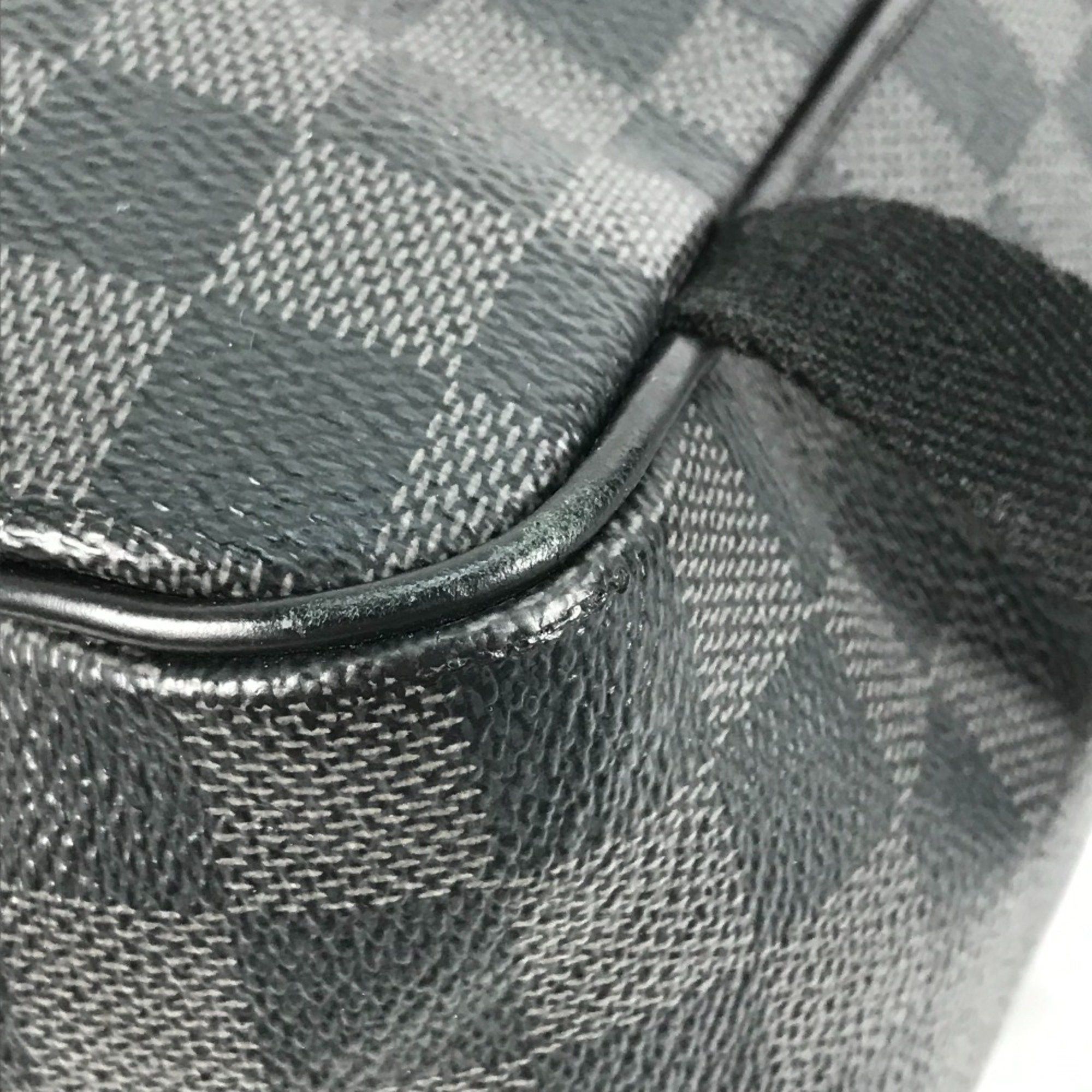 Louis Vuitton Louis Vuitton N42403 Damier Graphite backpack bag Backpack Black Orange Size ONE SIZE - 8 Thumbnail