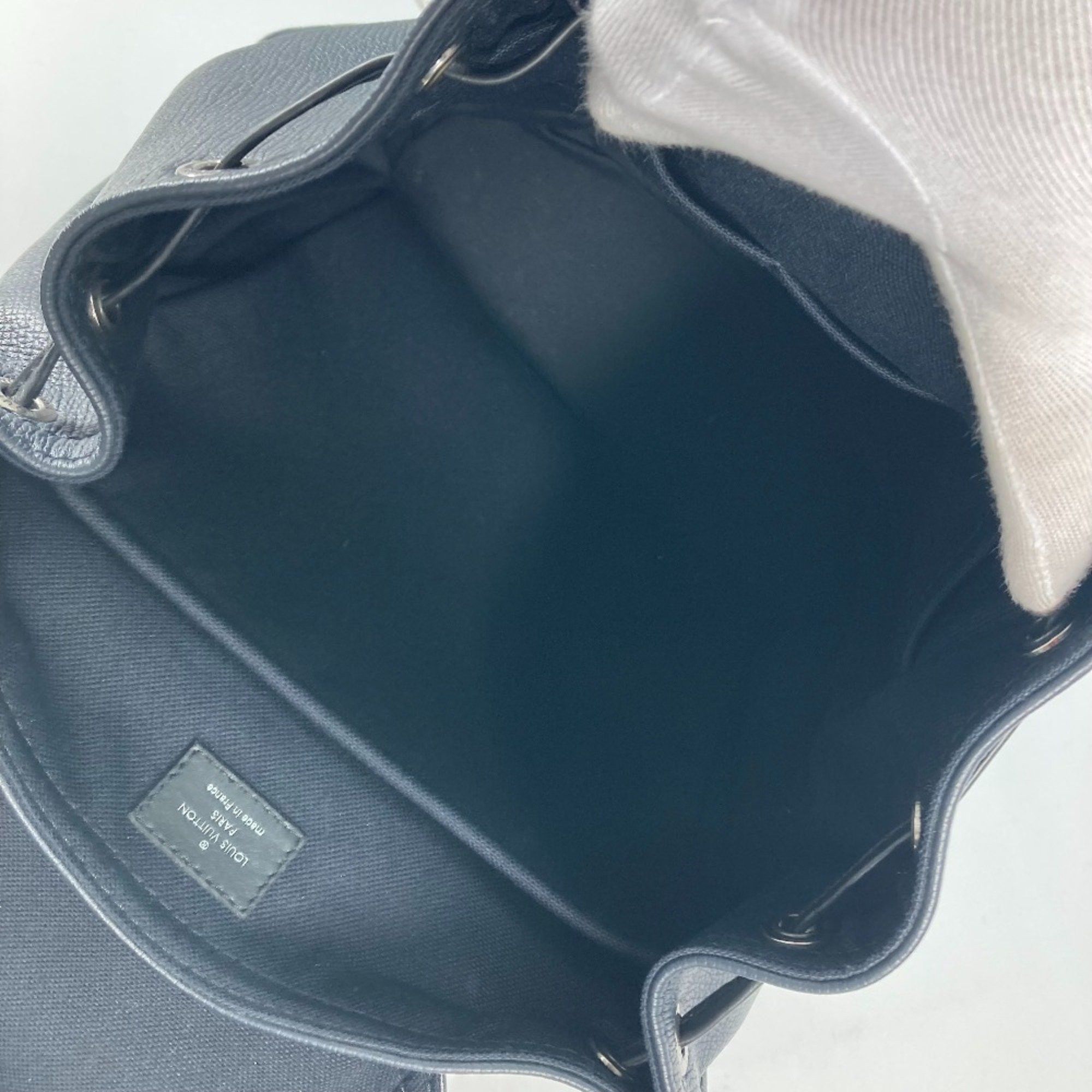 Louis Vuitton Louis Vuitton M54960 Utah Bag Backpack Blue Marine Navy Size ONE SIZE - 13 Thumbnail