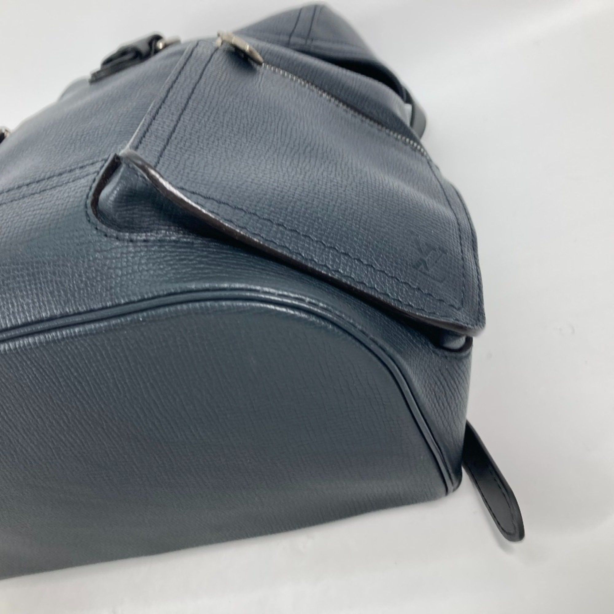 Louis Vuitton Louis Vuitton M54960 Utah Bag Backpack Blue Marine Navy Size ONE SIZE - 8 Thumbnail