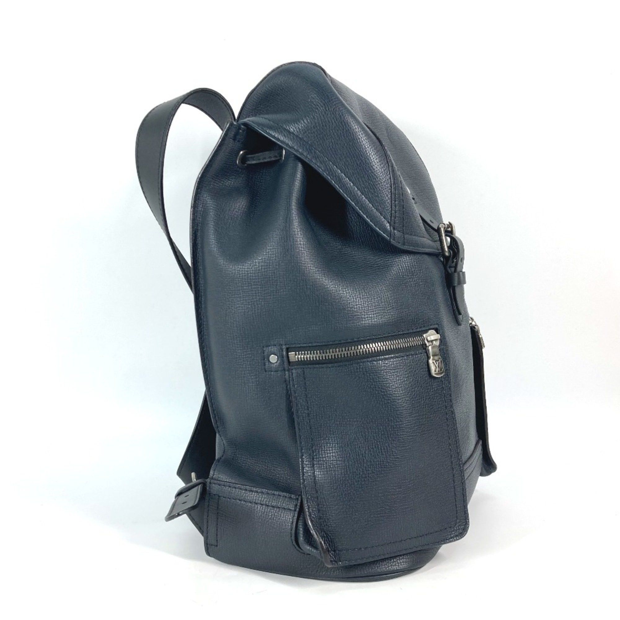 Louis Vuitton Louis Vuitton M54960 Utah Bag Backpack Blue Marine Navy Size ONE SIZE - 3 Thumbnail