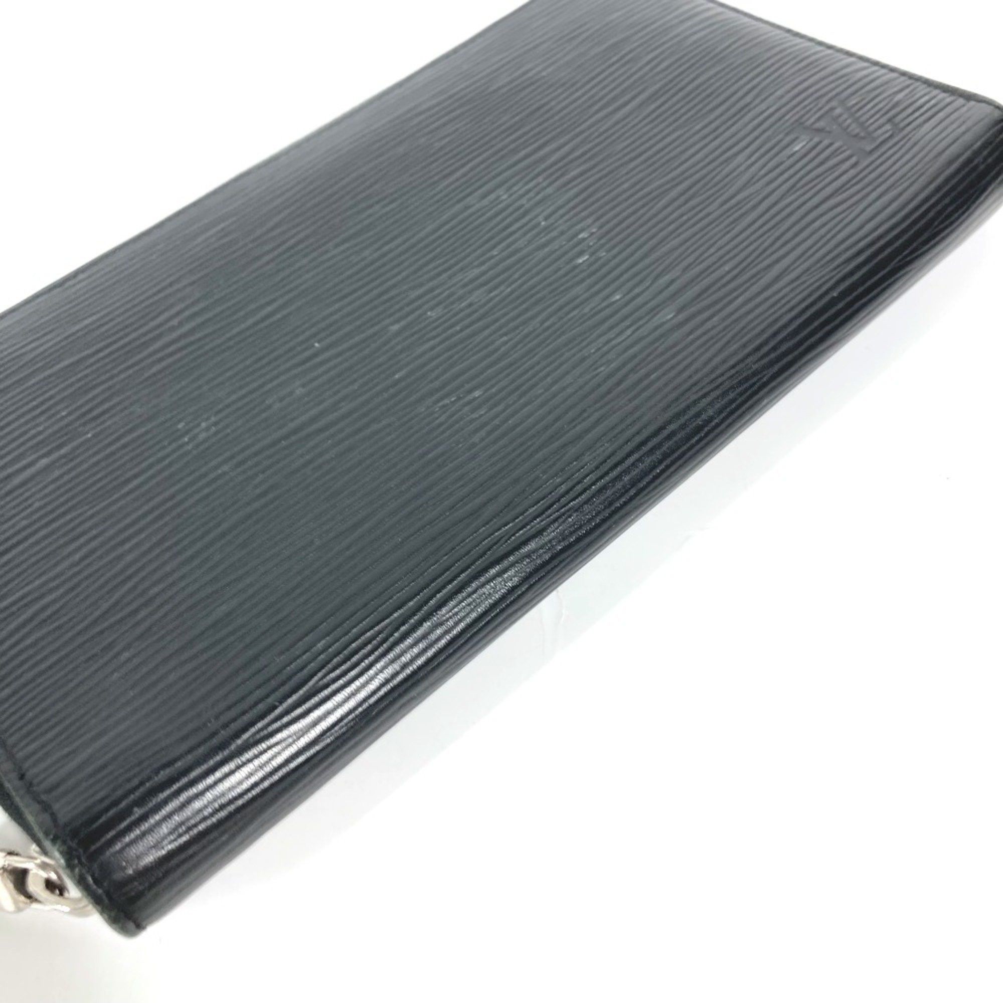Louis Vuitton Louis Vuitton M62643 Epi Zip Around Long Wallet Noir Black Size ONE SIZE - 5 Thumbnail