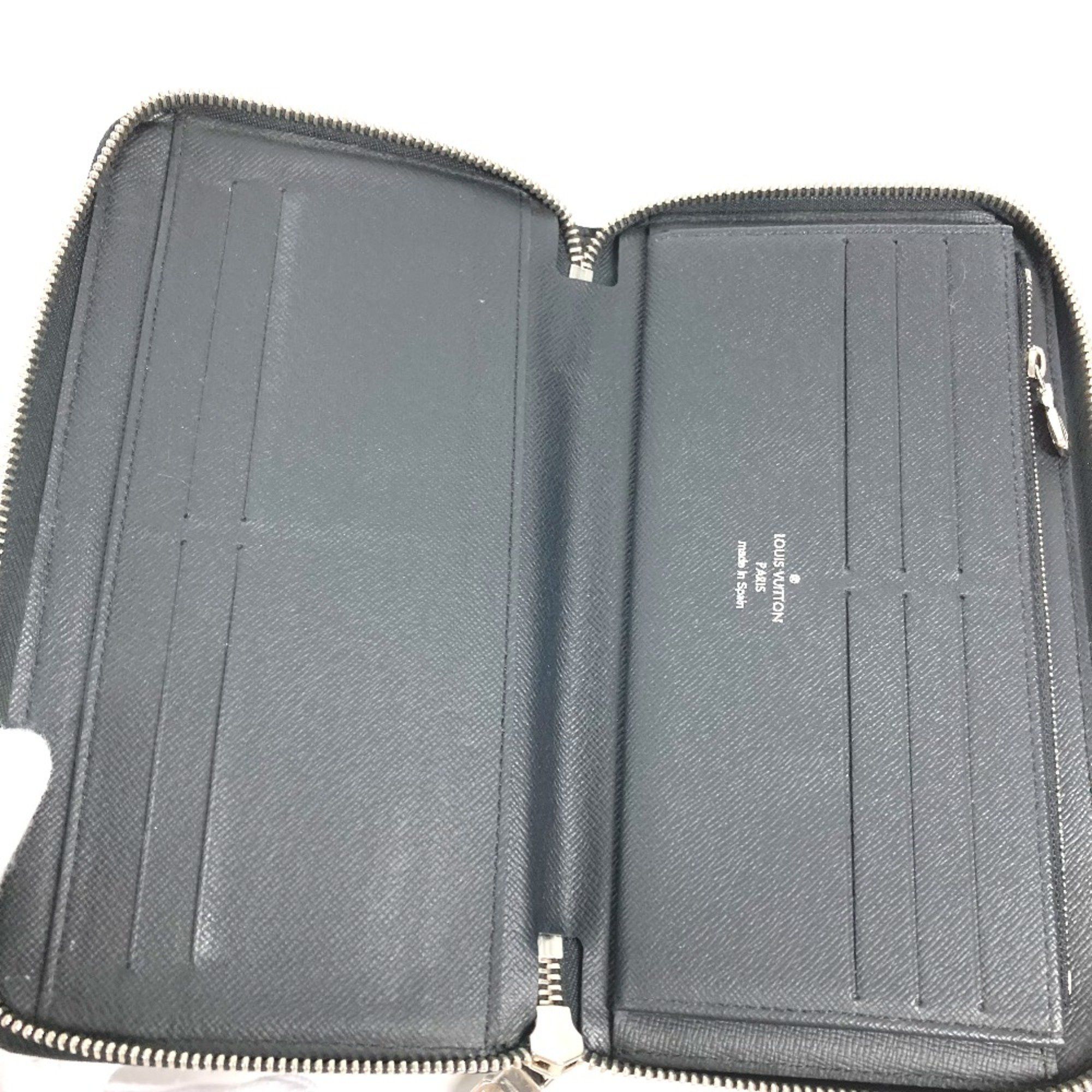 Louis Vuitton Louis Vuitton M62643 Epi Zip Around Long Wallet Noir Black Size ONE SIZE - 8 Thumbnail