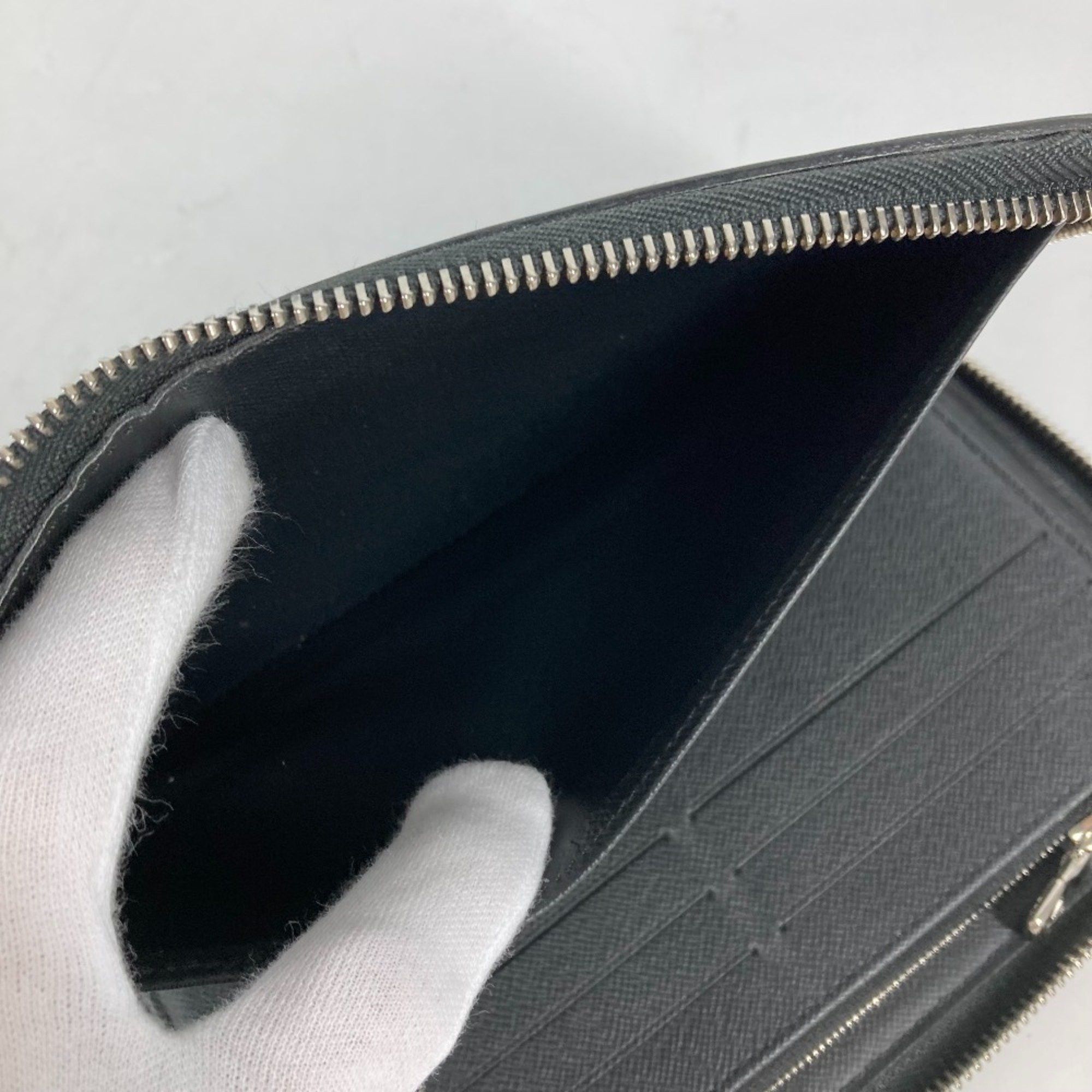 Louis Vuitton Louis Vuitton M62643 Epi Zip Around Long Wallet Noir Black Size ONE SIZE - 10 Thumbnail