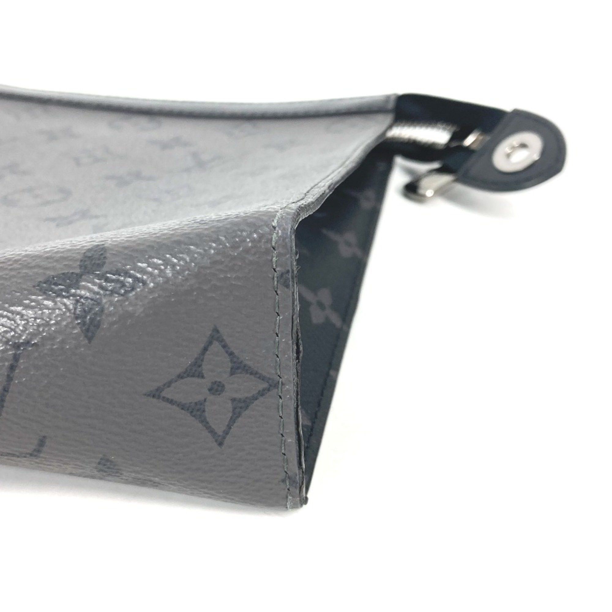 Louis Vuitton Louis Vuitton M69535 Monogram Eclipse Reverse pouch bag Clutch bag gray Black Size ONE SIZE - 4 Thumbnail