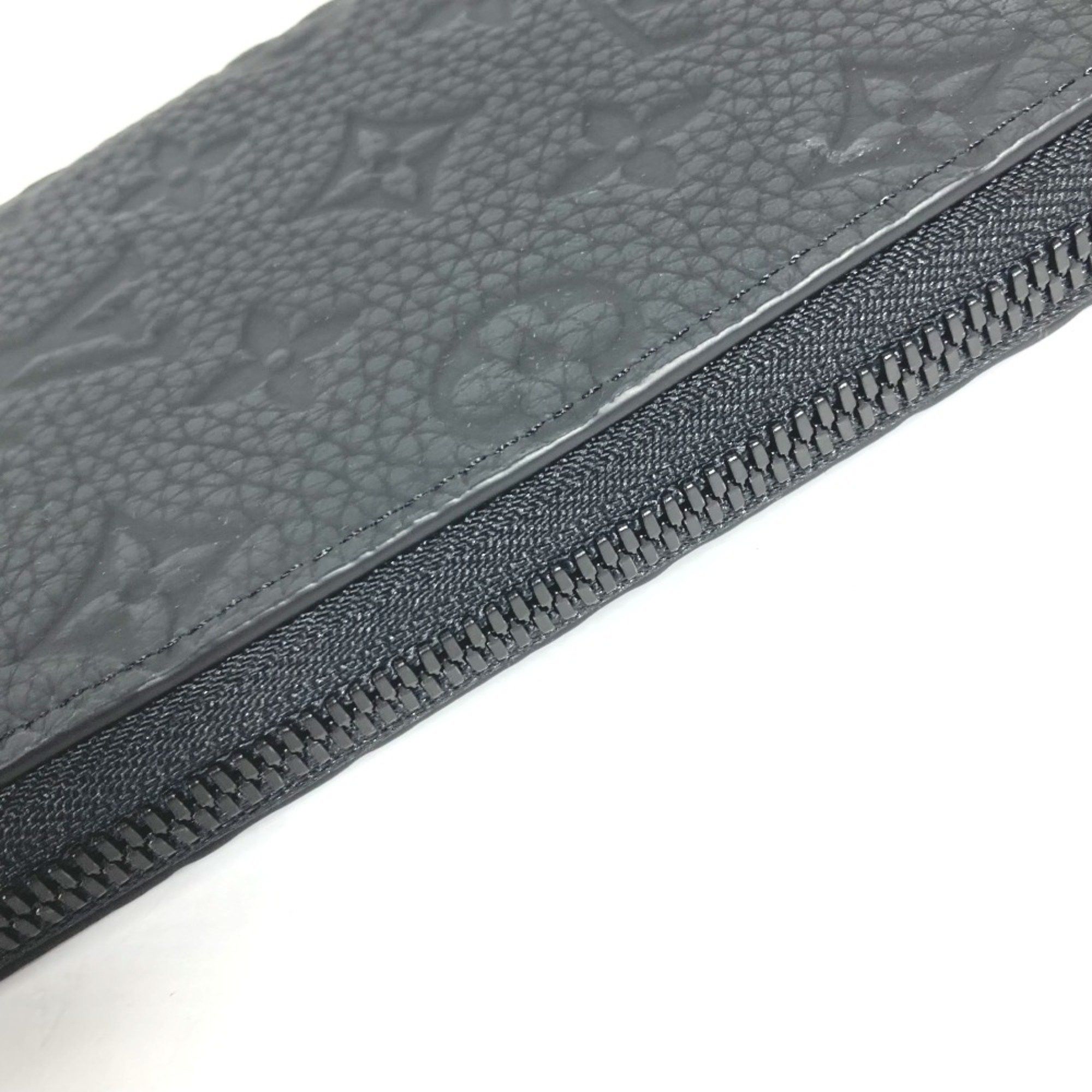 Louis Vuitton Louis Vuitton M69047 Monogram Zip Around Long Wallet Noir Black Size ONE SIZE - 4 Thumbnail