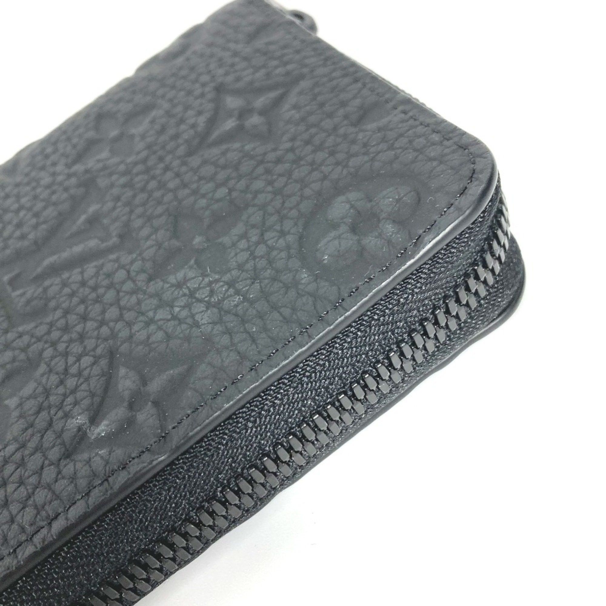 Louis Vuitton Louis Vuitton M69047 Monogram Zip Around Long Wallet Noir Black Size ONE SIZE - 5 Thumbnail